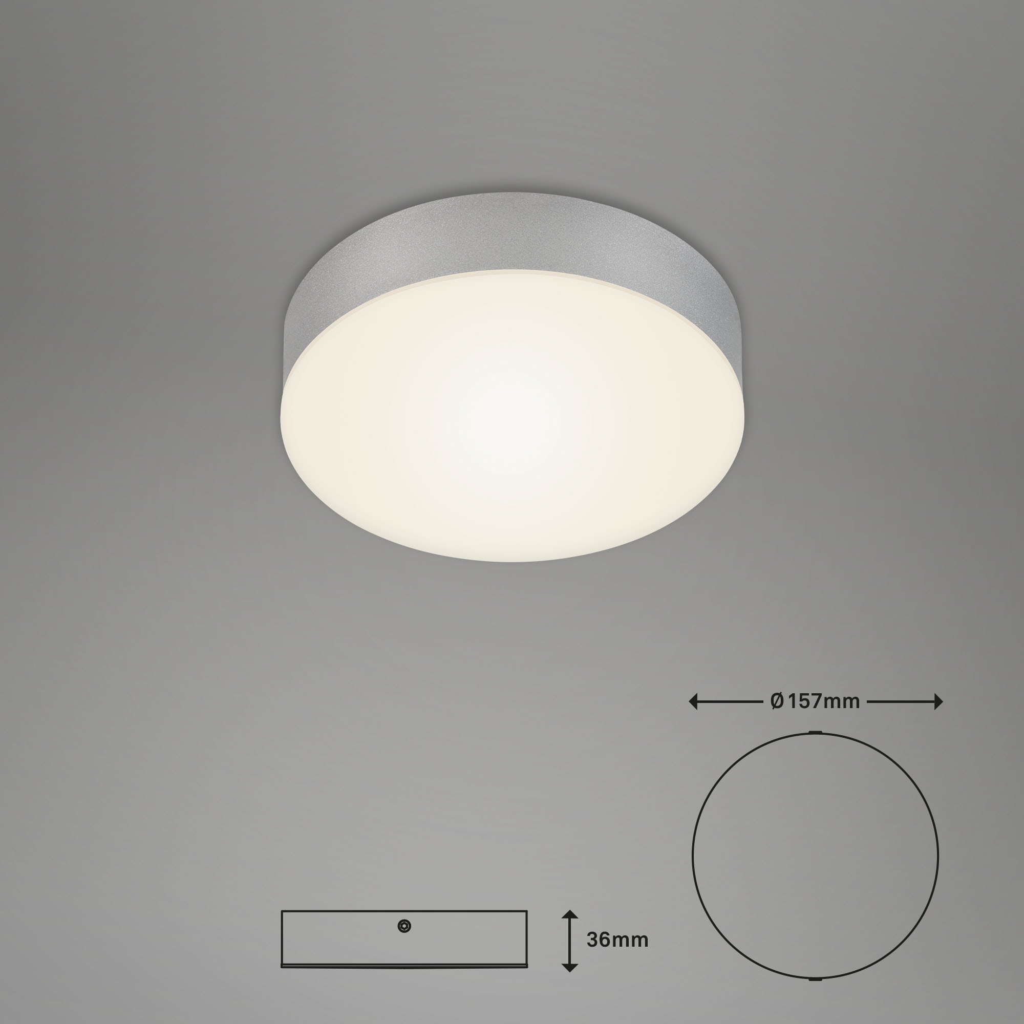 Briloner Leuchten Aufbauleuchte »Flame«, Leuchtmittel LED-Modul | LED fest integriert