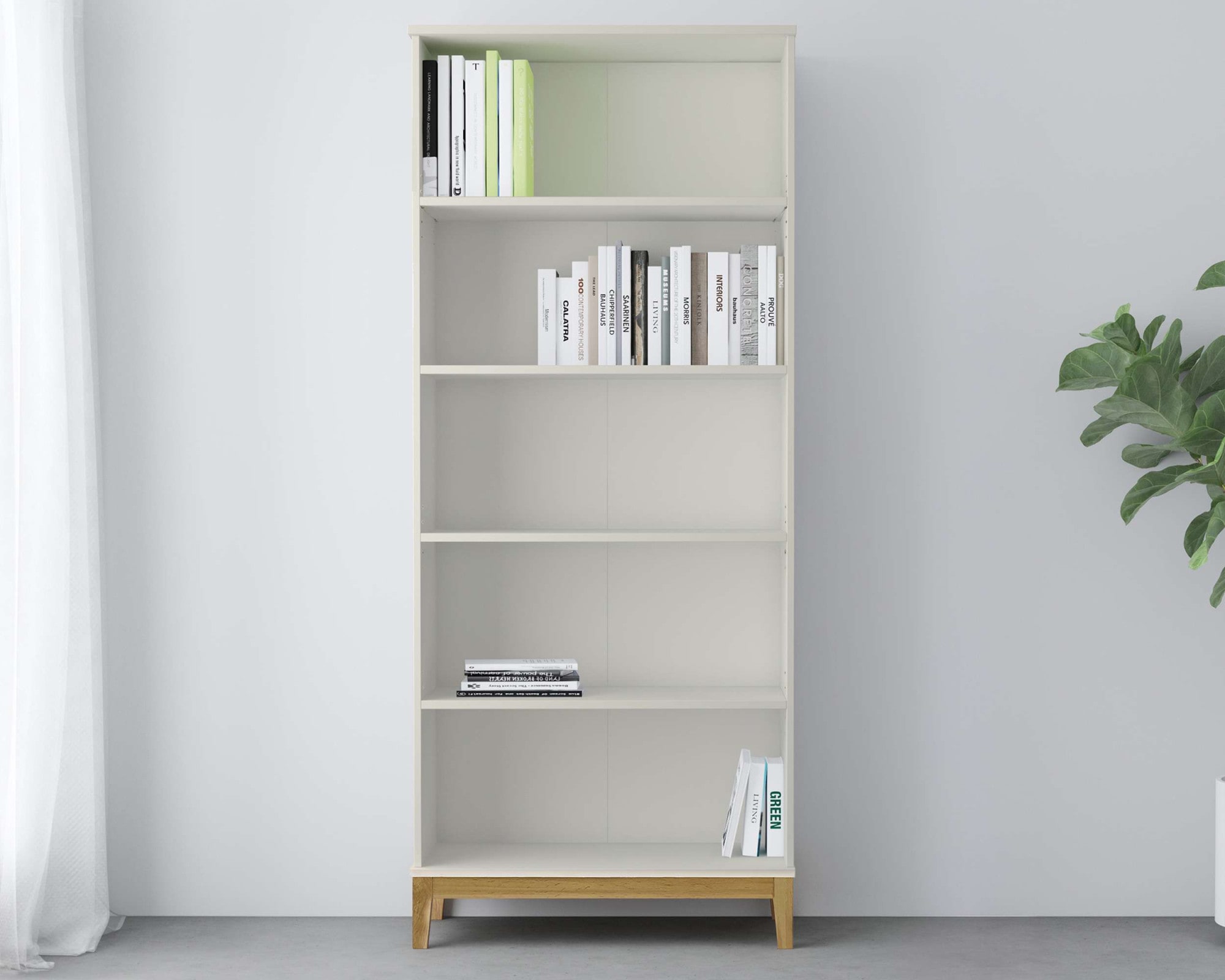 OTTO home Bücherregal "Maryd" mit Untergestell in Holzoptik günstig online kaufen