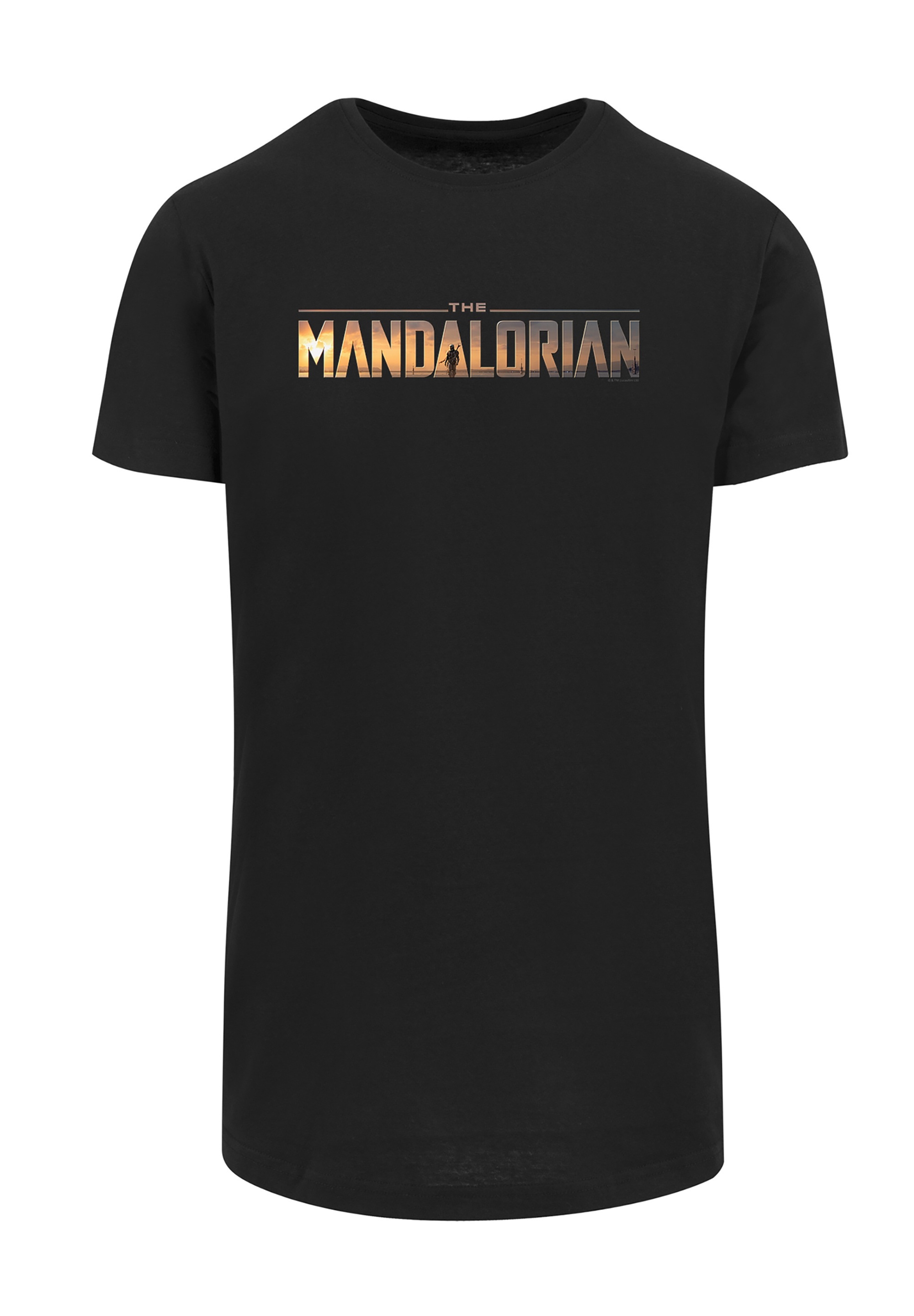F4NT4STIC T-Shirt »Star Wars The Mandalorian«, Herren,Premium Merch,Lang,Longshirt,Bedruckt