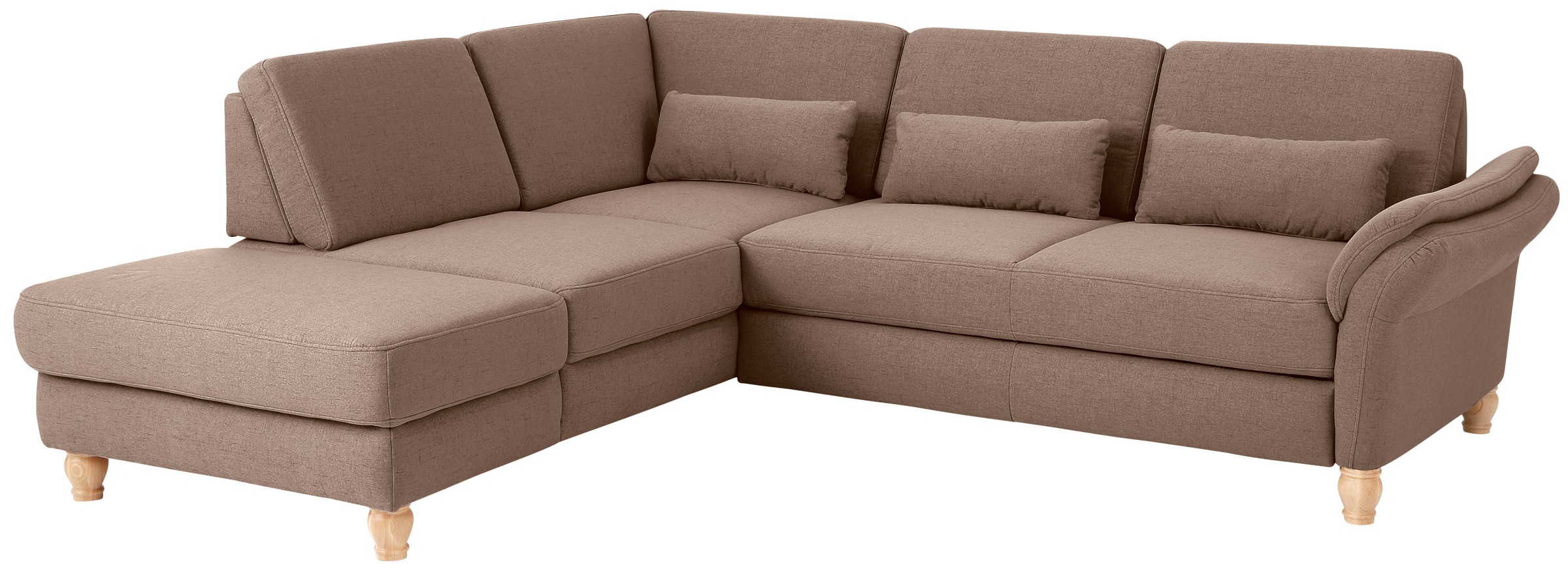 Thumbnail - Home affaire Ecksofa "Palace L-Form", incl. Sitztiefenverstellung, wahlweise mit Bettfunktion und Stauraum