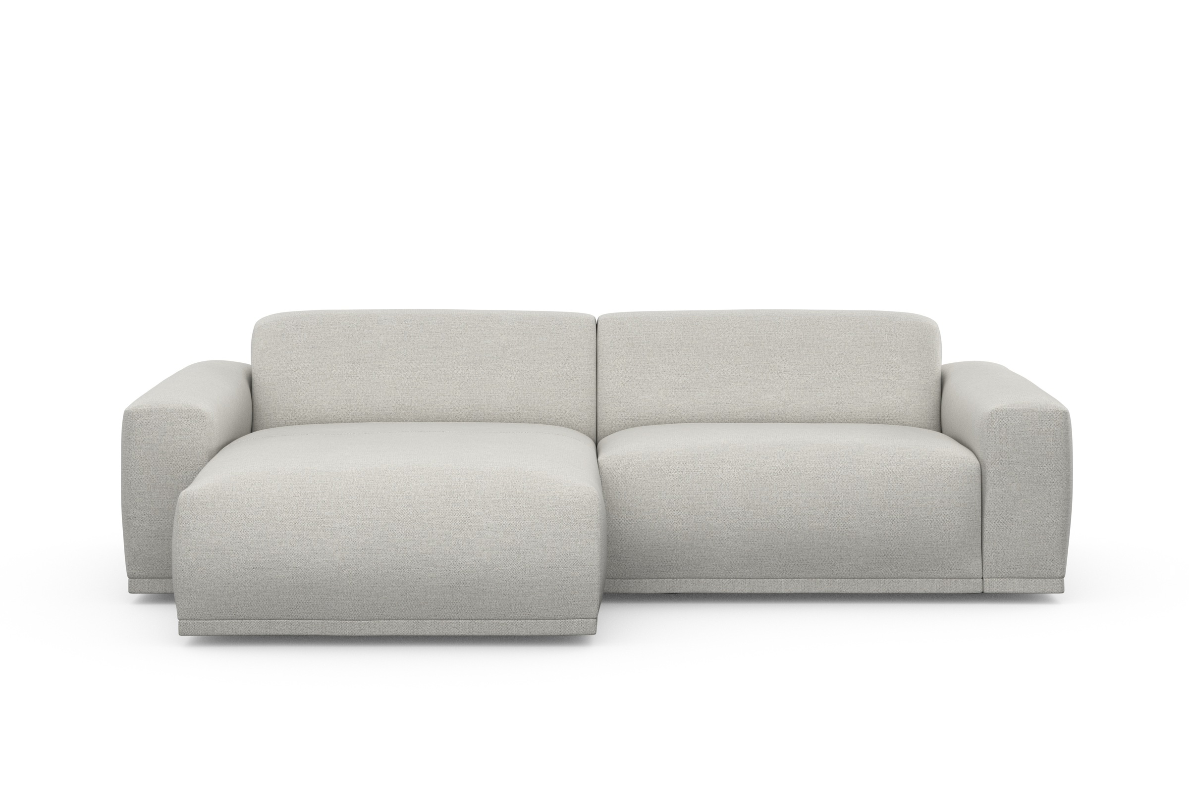 TRENDMANUFAKTUR Ecksofa »Braga, mit hochwertigem Kaltschaum, L-Form, in Cord erhältlich«, (2 St.), modernes Sofa, Couch mit hohem Sitzkomfort, 255/72/160 cm (B/H/T)