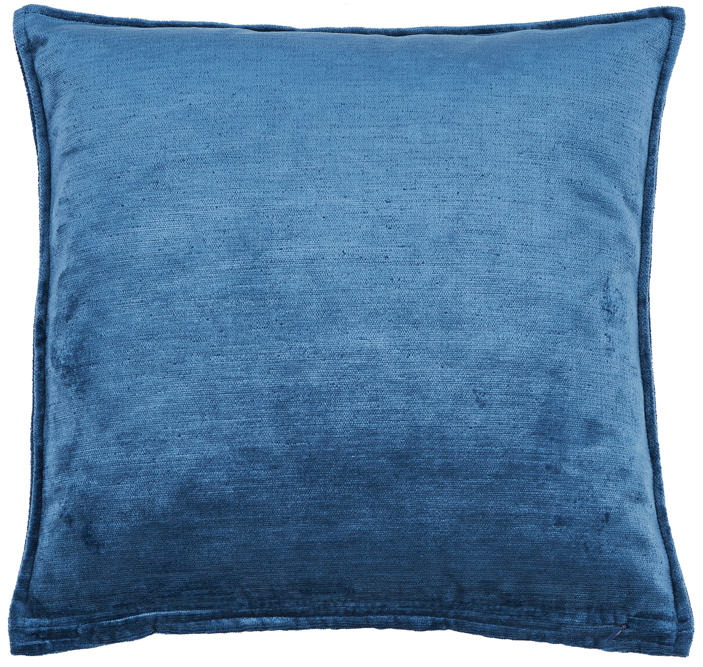 "Dekokissen DONE. ""Fame"", blau (petrol, meliert), B:45cm H:1cm L:45cm, Polyester, Dekokissen_Sitzkissen_Kissenhüllen, Hohe Lichtreflektion"