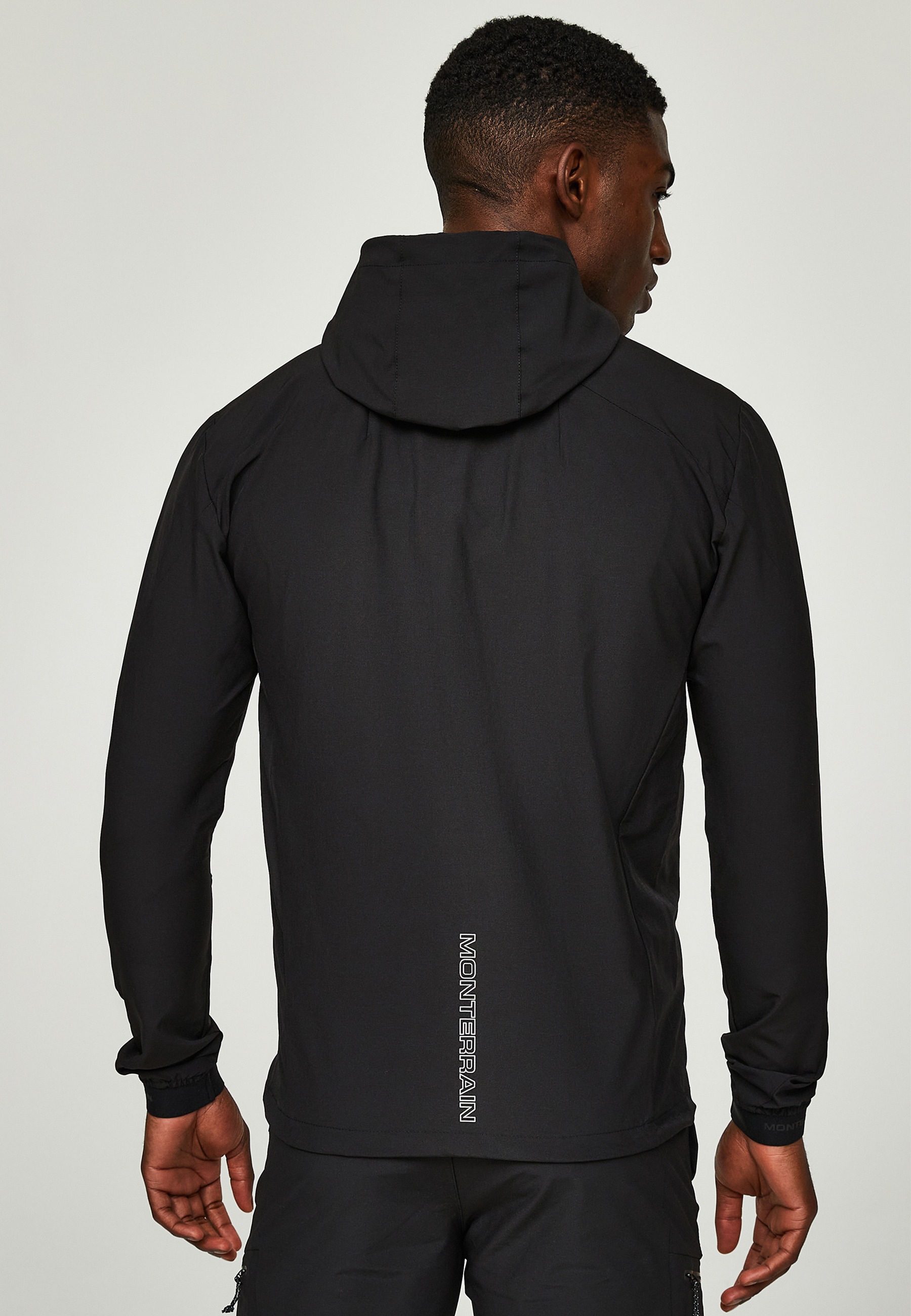 Monterrain Outdoorjacke »Monterrain RAMBLE 3.0 WOVEN HOODY« 1 Stk. tlg. mit Kapuze