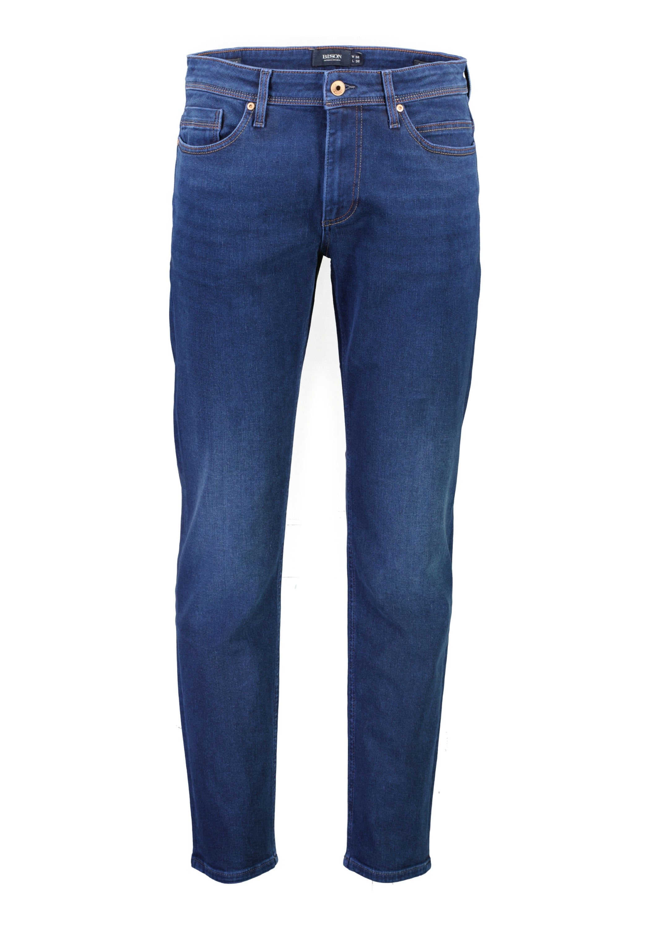 BISON 5-Pocket-Jeans "Jeans Tapered Fit" günstig online kaufen
