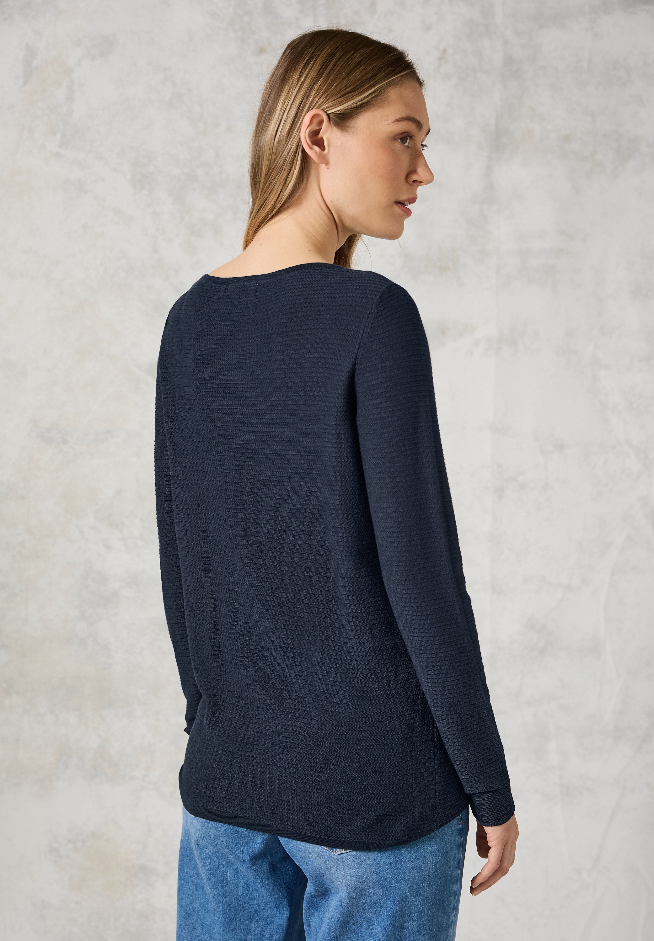 Cecil Strickpullover, mit Strick-Detail