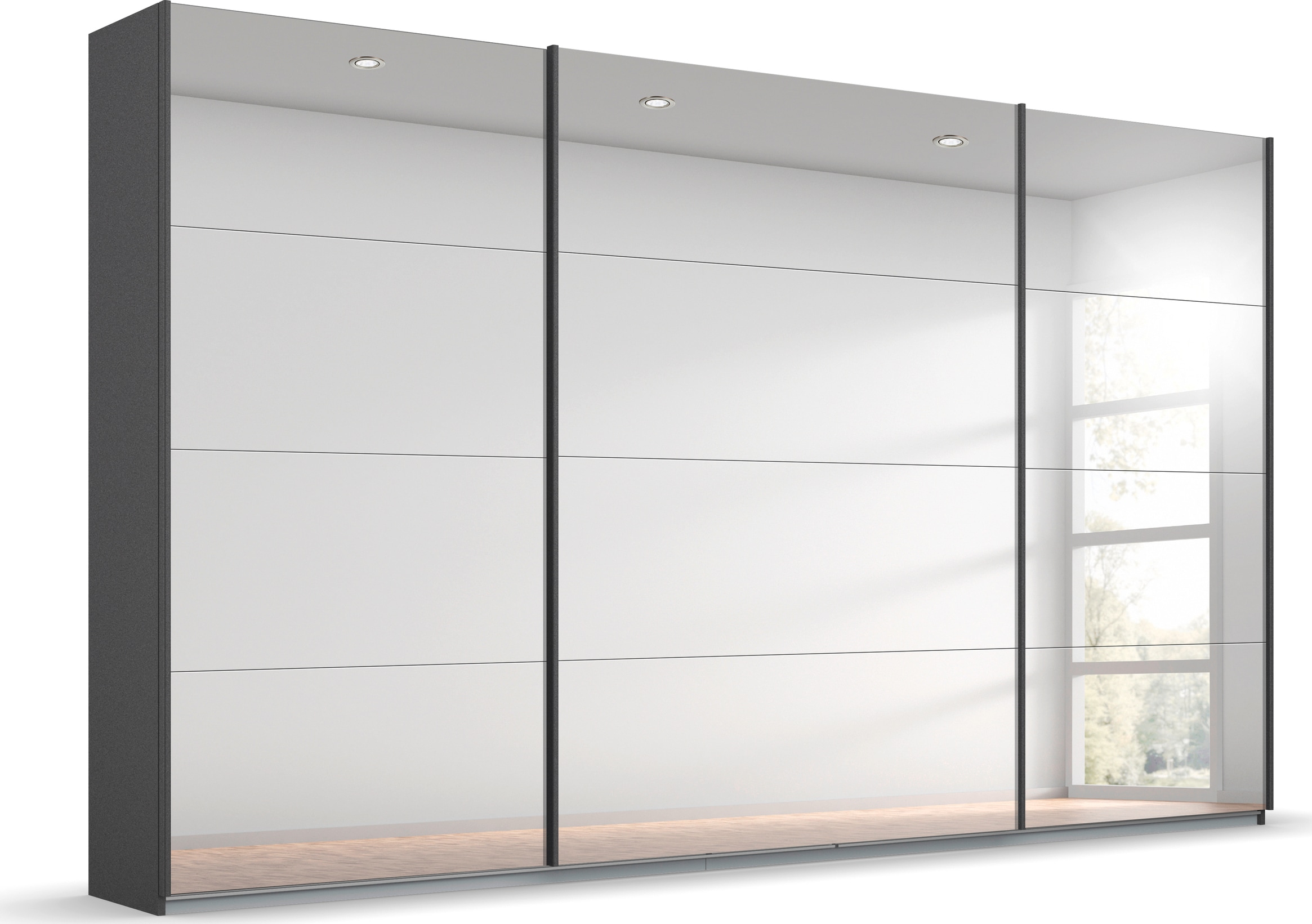 OTTO home 1100000002199 "Mehrzweckschrank Aktenschrank Möbel Mietswohnung Schlafzimmer OTELI" 3 Ausstattungen BASIC/CLASSIC/PREMIUM (inkl. SOFT-CLOSE-FUNKTION), Breiten 203/271/315/360 cm Höhen 210/229 cm MADE IN GERMANY
