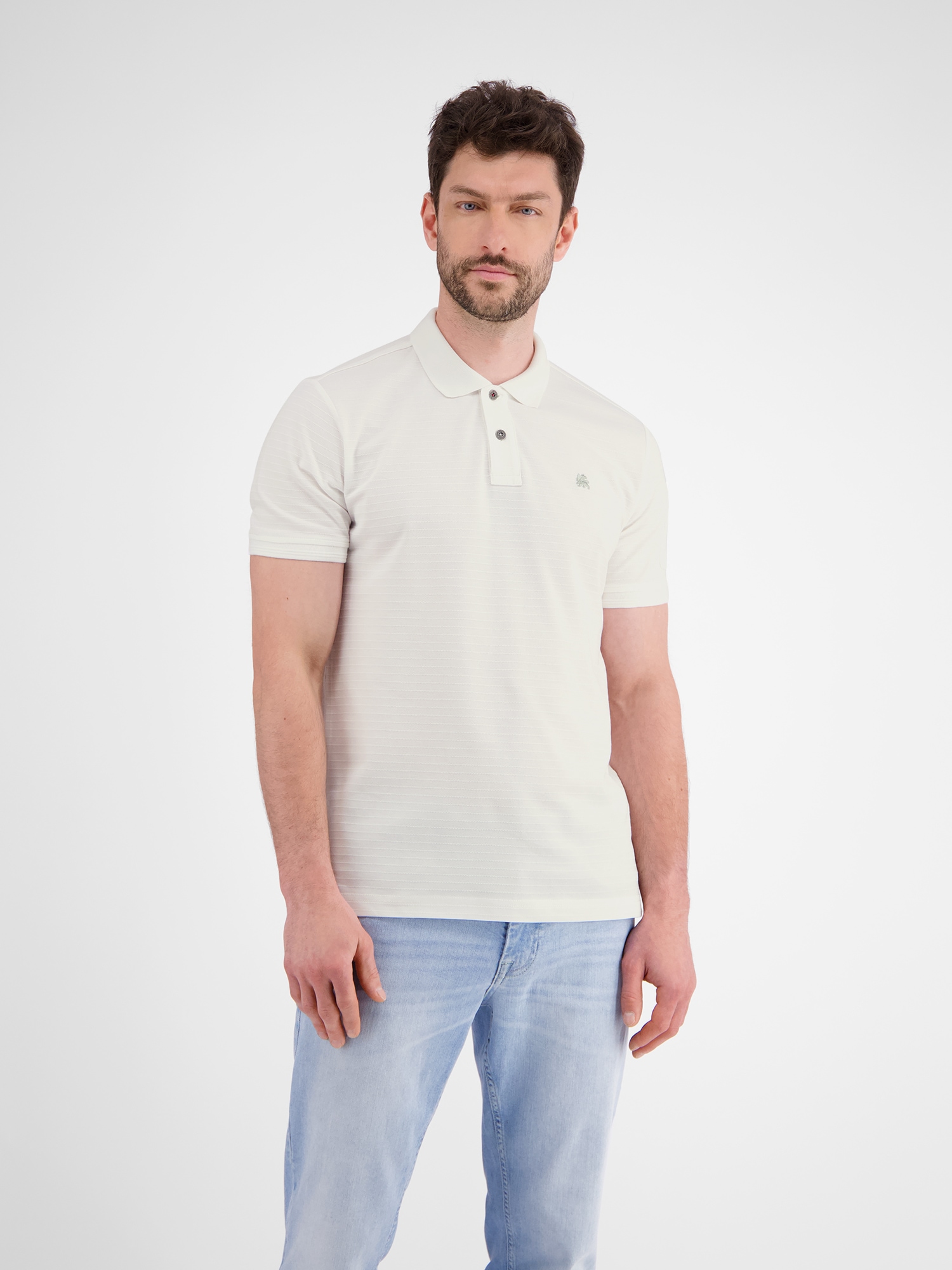 LERROS Poloshirt "Herren Poloshirt, tonal gestreift"