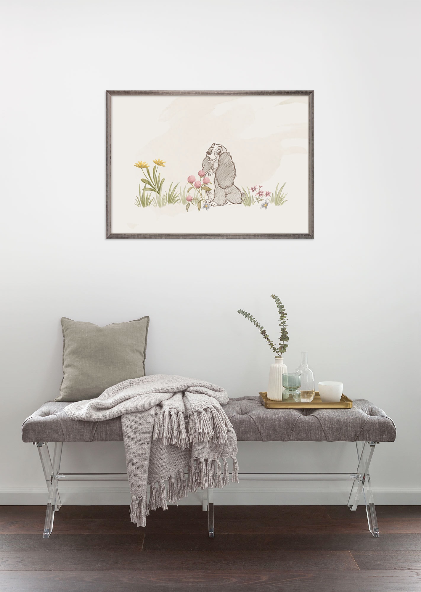 Komar Wandbild "Like a Lady" Disney Set, 1 Stk. tlg. 40 x 30 cm (Breite x H günstig online kaufen