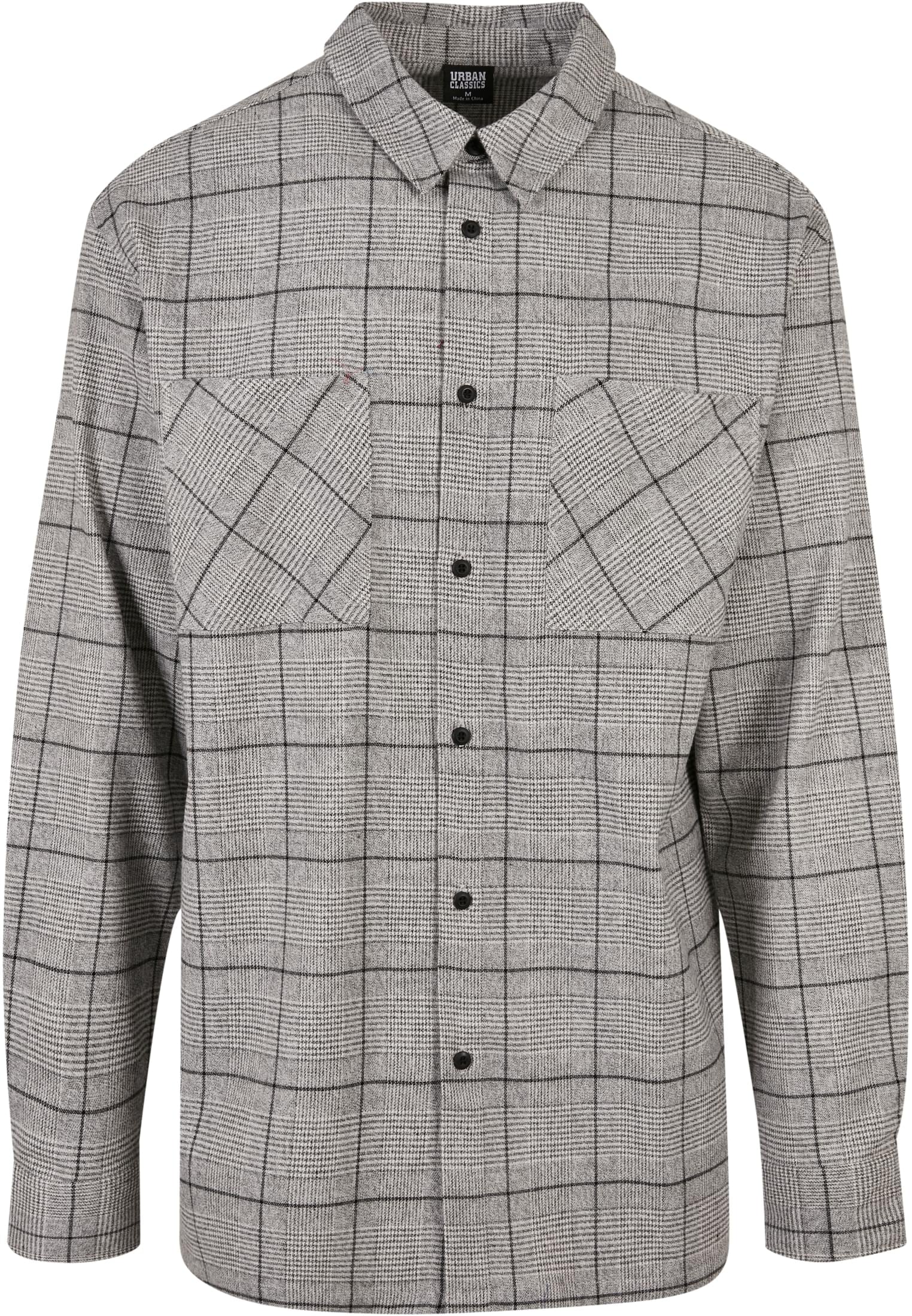 URBAN CLASSICS Langarmhemd "Urban Classics Herren Long Oversized Checked Gr günstig online kaufen