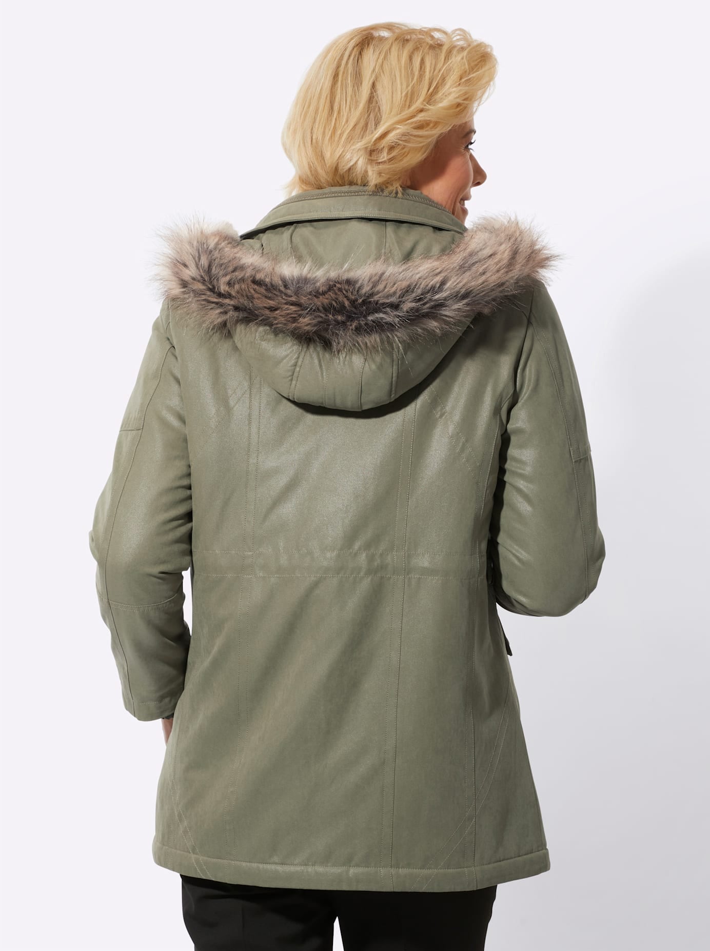 Classic Langjacke, mit Kapuze