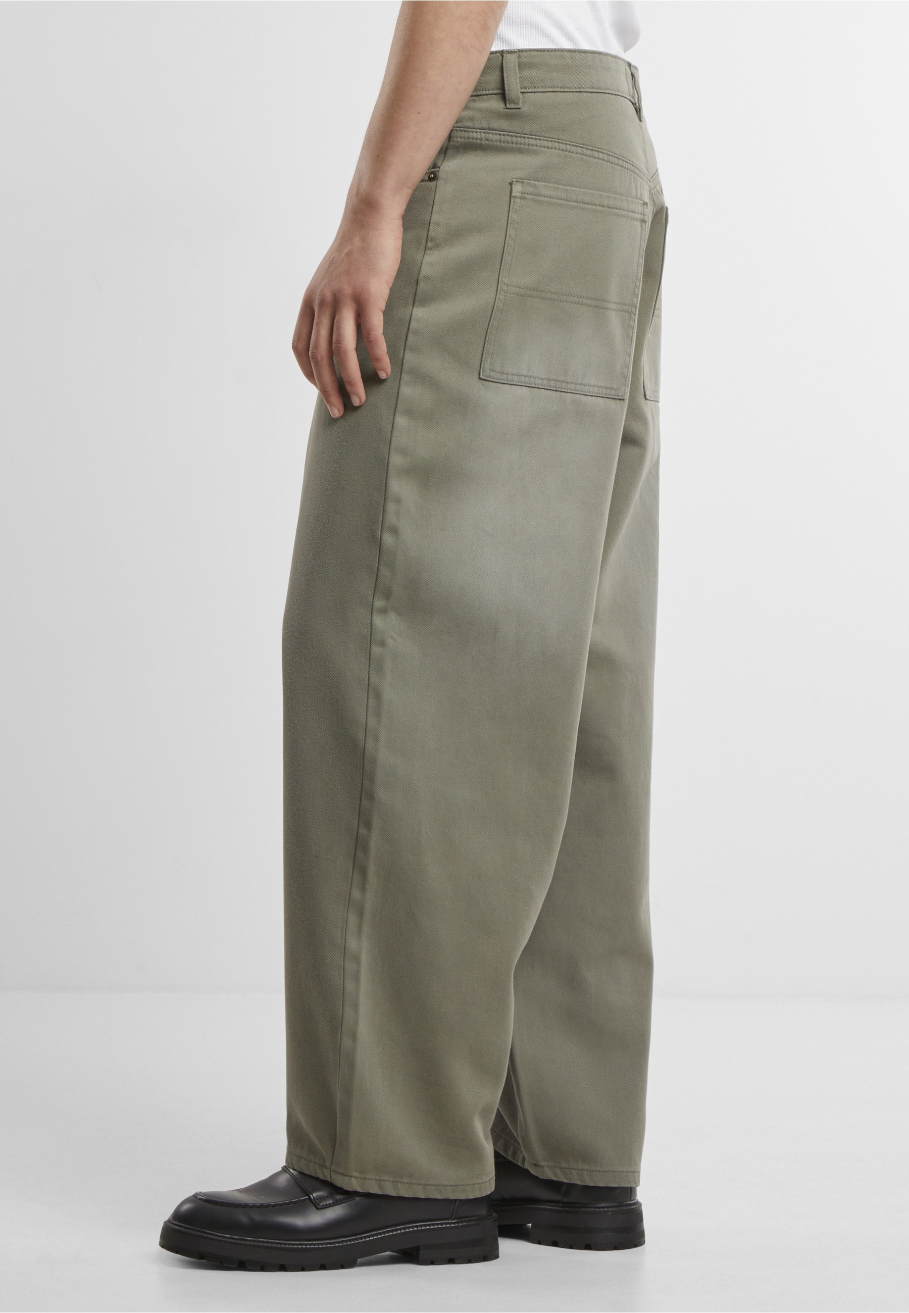 Urban Classics Jean Tapered Heavy Ounce Baggy Pale Olive 36 3