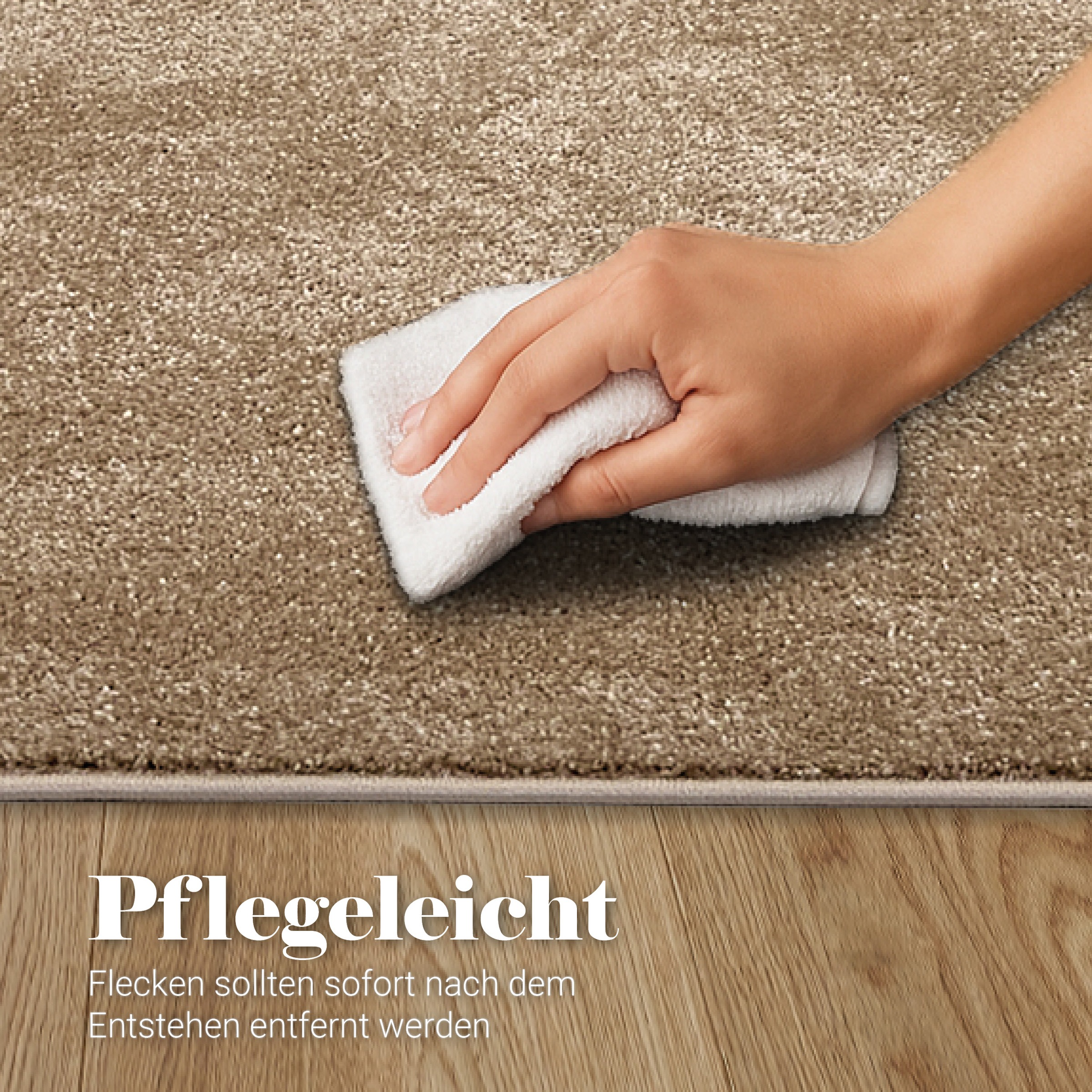 ASTRA Teppich »Sam 250«, rechteckig, 8 mm Höhe, weicher Kurzflor, Wohnzimmer, Schlafzimmer