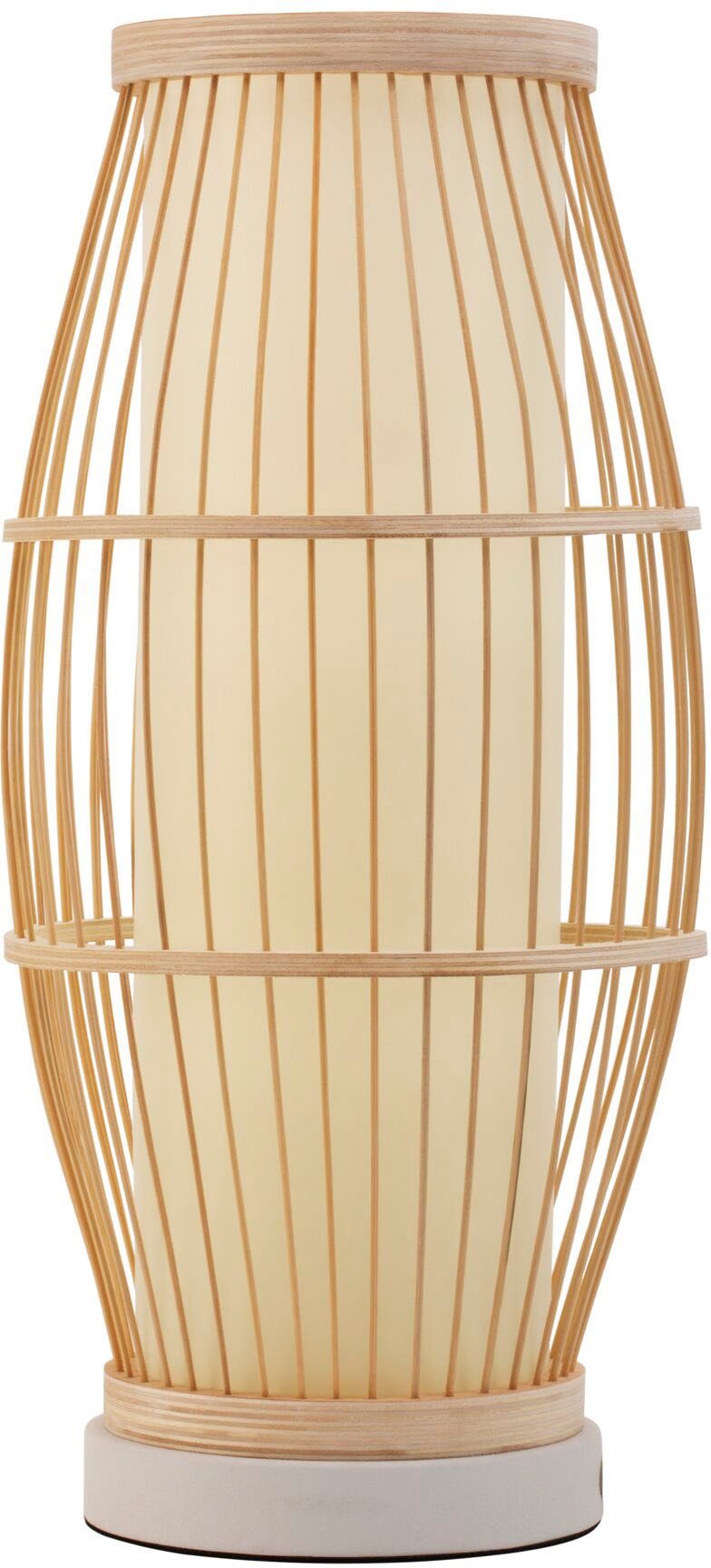 Pauleen Tischleuchte »Woody Passion max20W Beige 230V Bambus/Kunststoff«, 1 flammig, Leuchtmittel E27 | ohne Leuchtmittel, E27