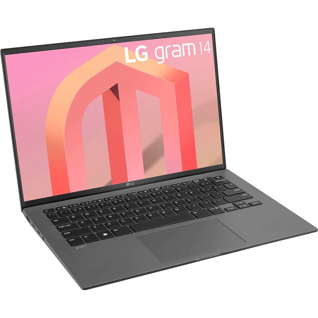 LG Notebook »gram 14«, 35,5 cm, / 14 Zoll, Intel, Core i7, Iris Xe Graphics, 1000 GB SSD