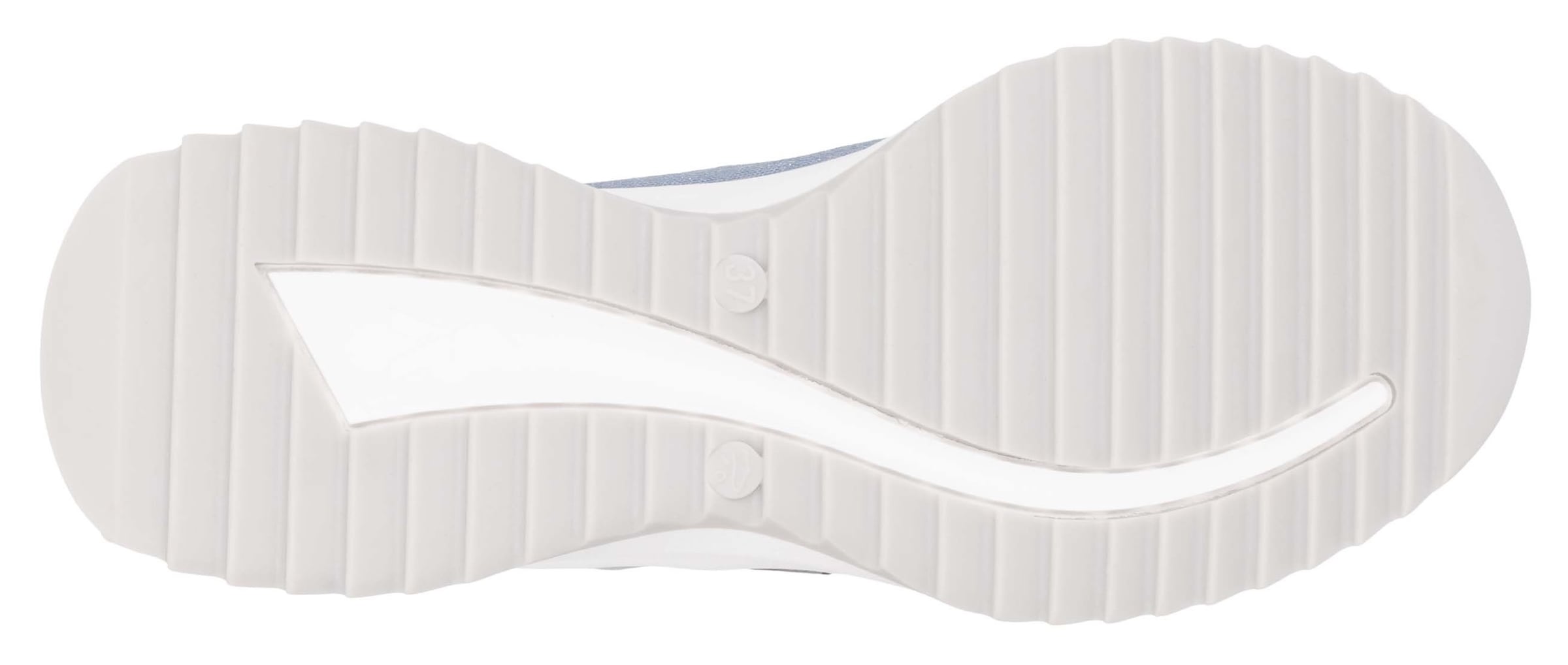 RIEKER Sport Keilsneaker, Schnürschuh, Halbschuh, Freizeitschuh im Streetwear-Style