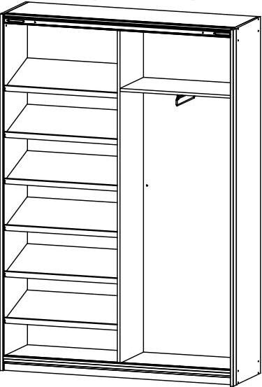 rauch Garderobenschrank »Minosa«, Breite kaufen 136 BAUR | cm