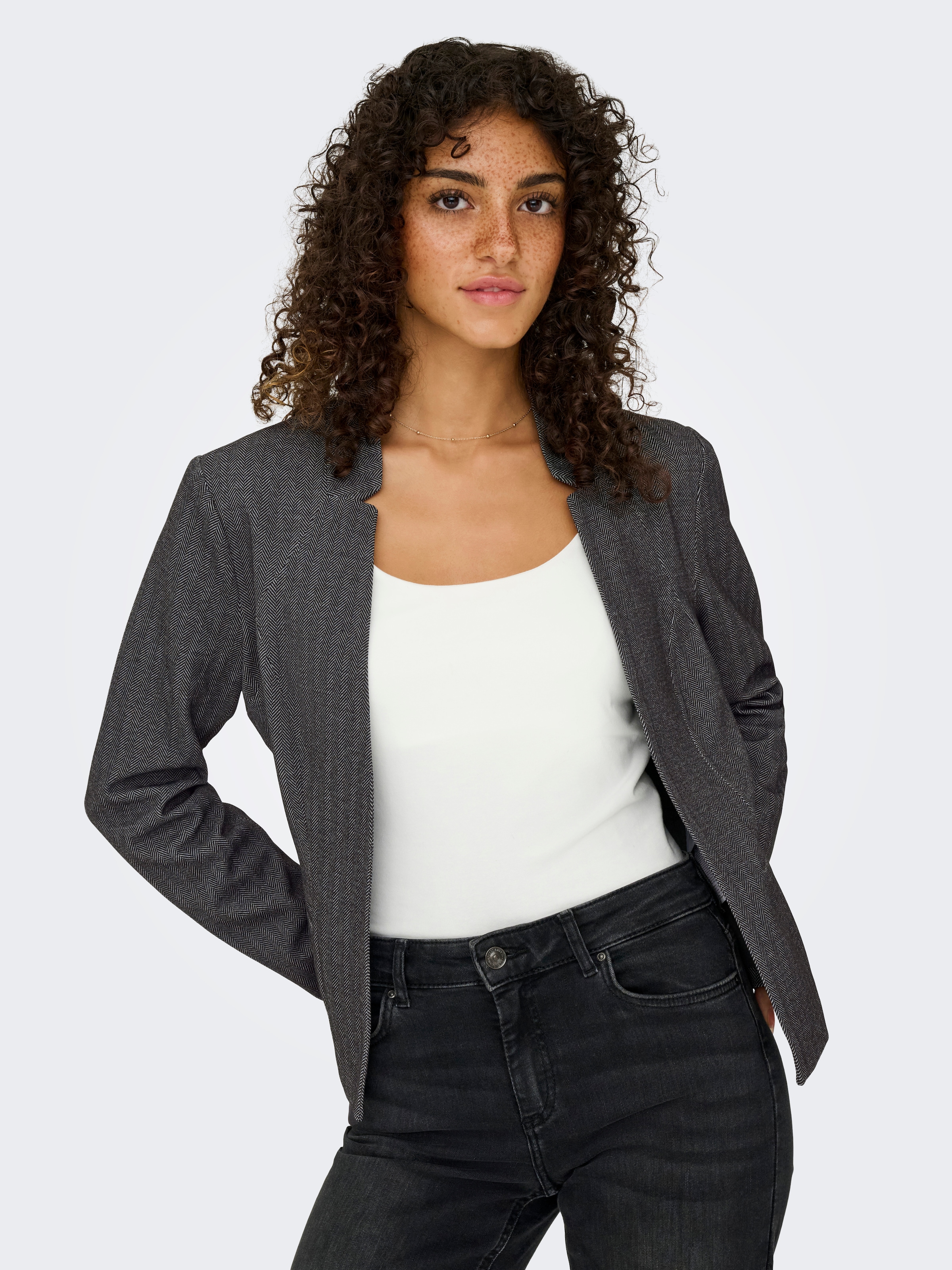 ONLY Kurzblazer "ONLADDY L/S HARRINGBONE BLAZER CC TLR" günstig online kaufen