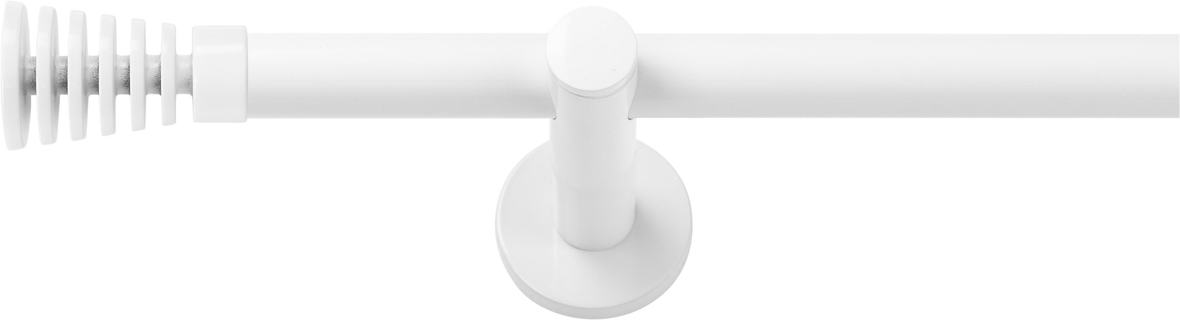 SN DECO GROUP Gardinenstange "Gardinenstange Gap Ø 19 mm, 1-läufig, Fixmaß, verschraubt" Ø 19 mm Fixmaß;kürzbar