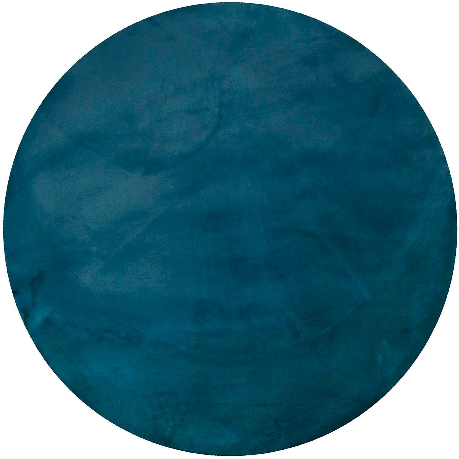 Thumbnail - Esprit Hochflor-Teppich "Alice ESP-4377 Kunstfell" rund 25 mm Höhe Kaninchenfell-Haptik, besonders weich und dicht, für ...