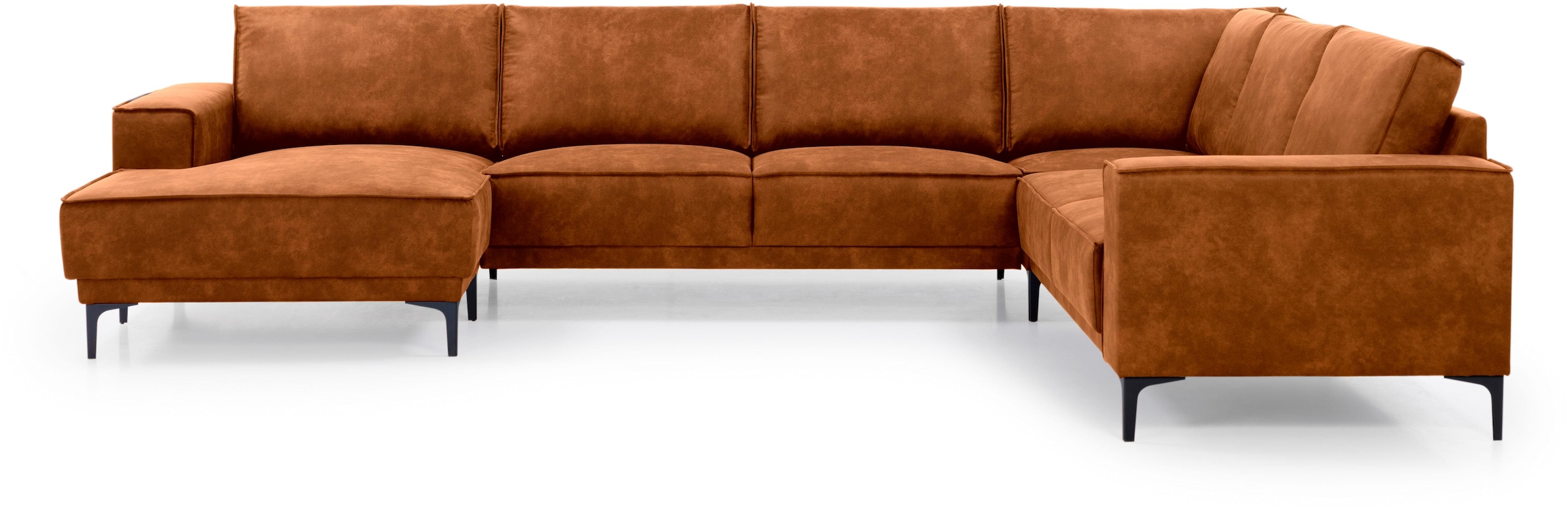 OTTO home Wohnlandschaft "XXL Sofa Oland, Struktur, Flachgewebe, Luxus-Micr günstig online kaufen