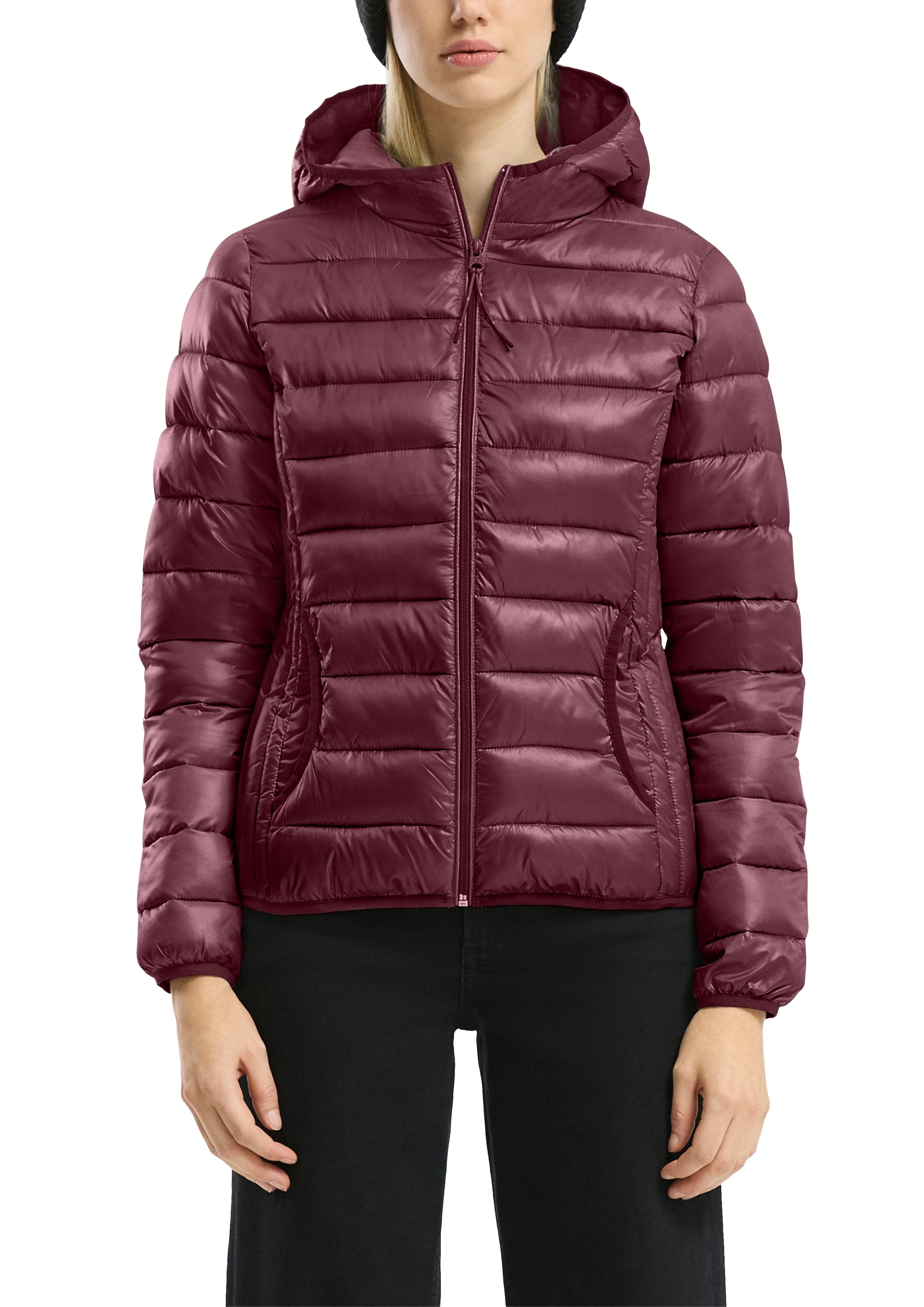QS Outdoorjacke, mit Kapuze, mit Kapuze günstig online kaufen