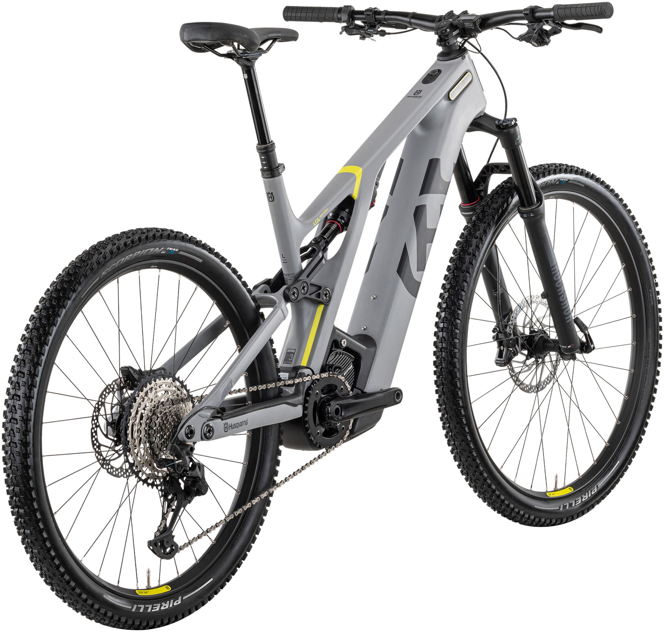 Husqvarna E-BICYCLES E-Bike »E-Mountainbike Light Cross LC5«, 12 Gang, SRAM, GX Eagle, Mittelmotor 250 W, Pedelec, Elektrofahrraf für Herren, MTB Mountainbike, Bluetooth