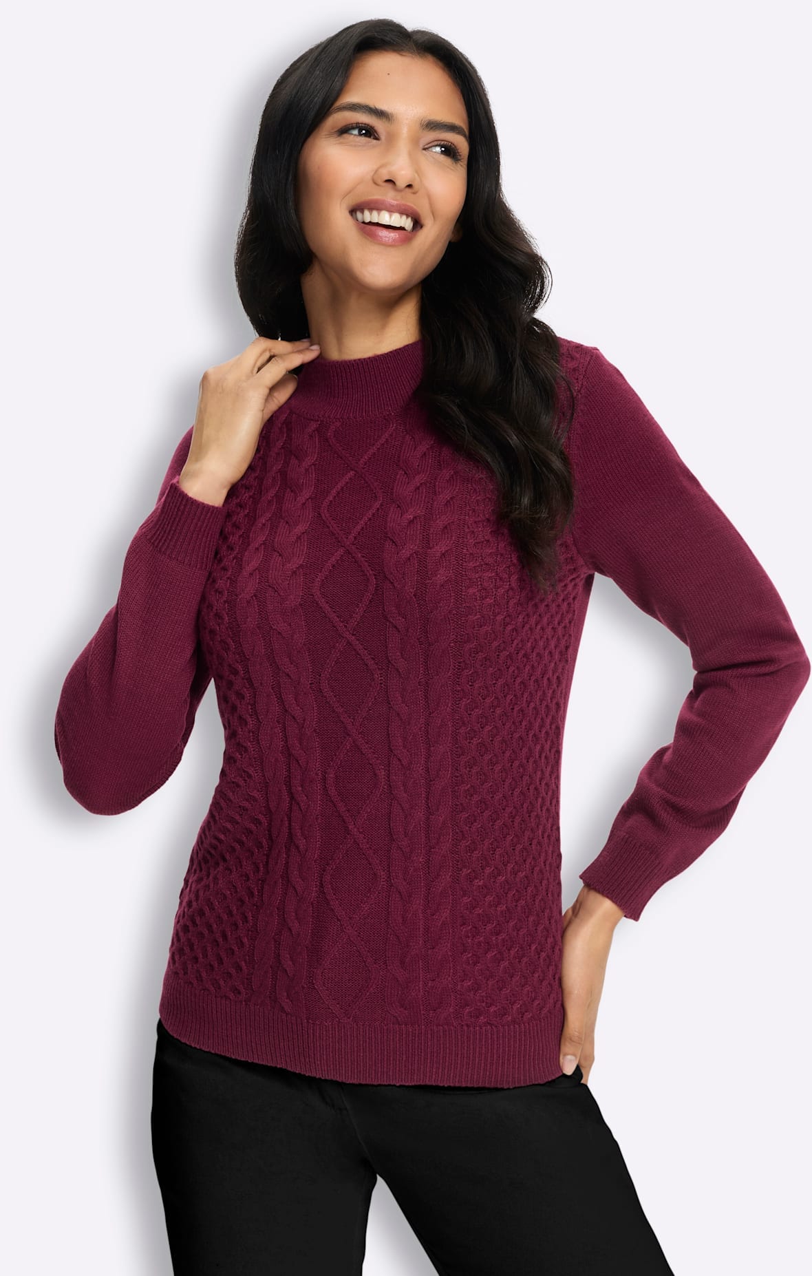 Classic Basics Stehkragenpullover "Stehkragen-Pullover"