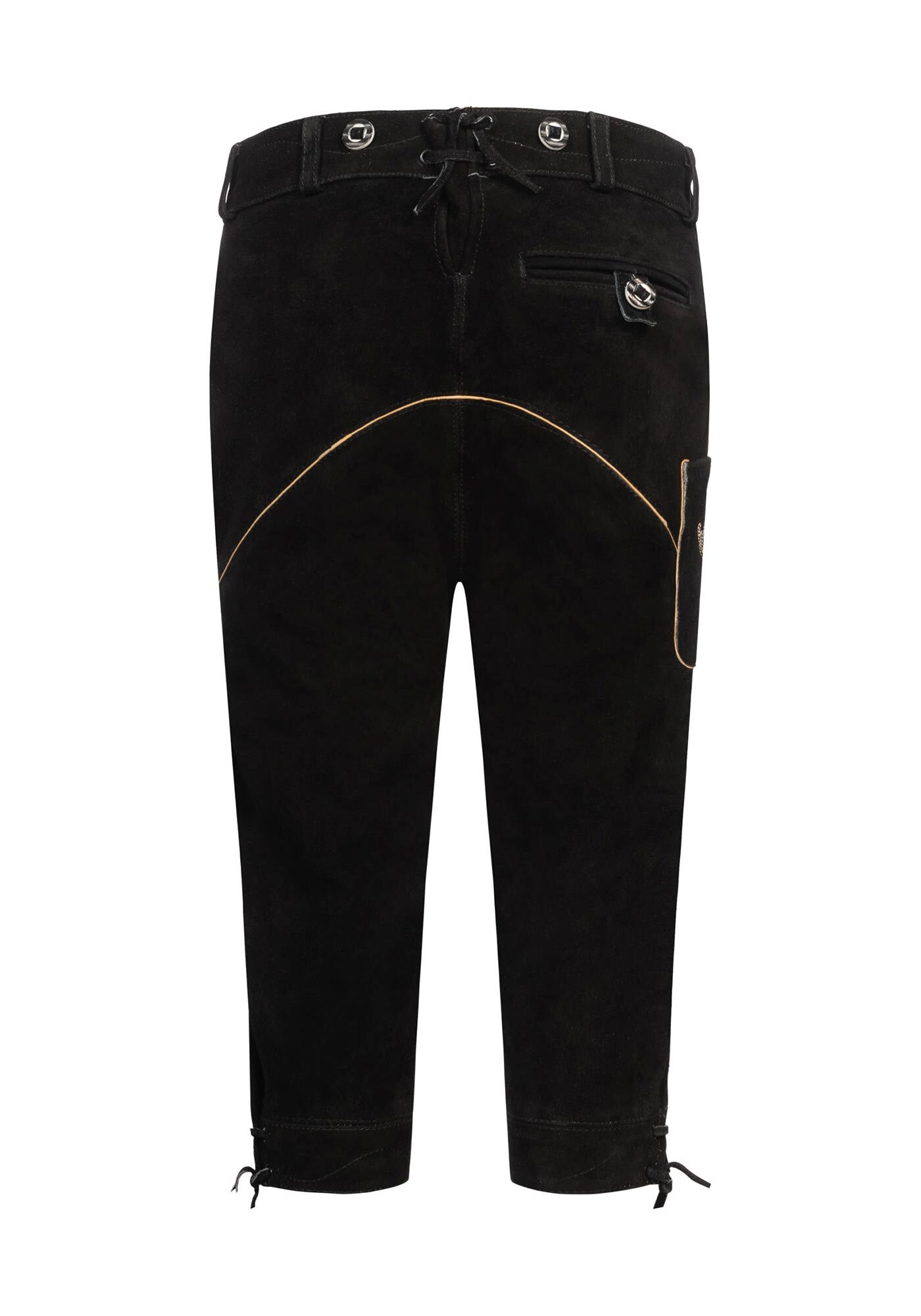 Alessandro Salvarini Trachtenlederhose »ASSeppl«, Lederhose aus Echtleder mit Träger im traditionellen Stil