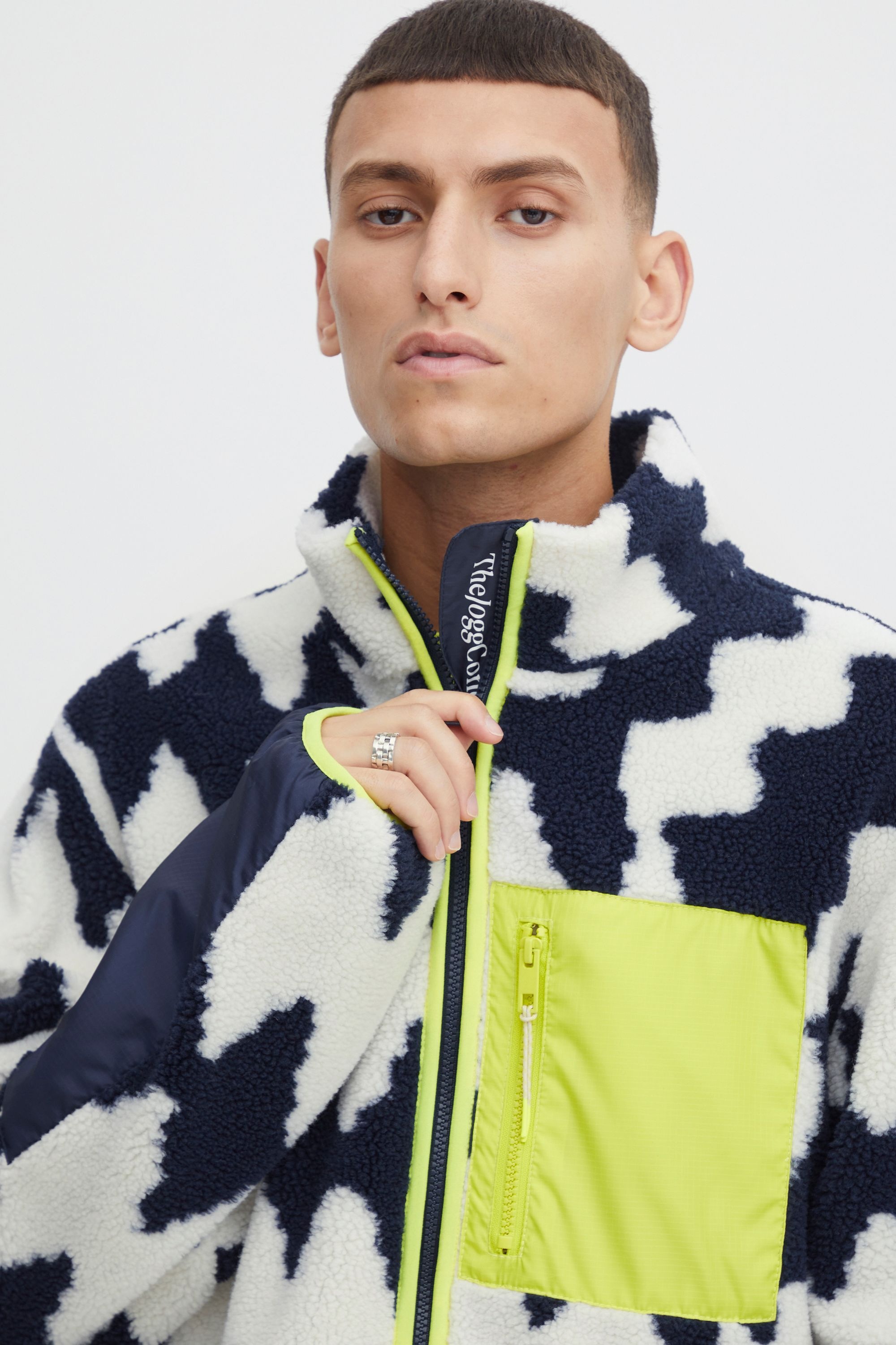 TheJoggConcept Fellimitatjacke »Fellimitatjacke JCMBerra«