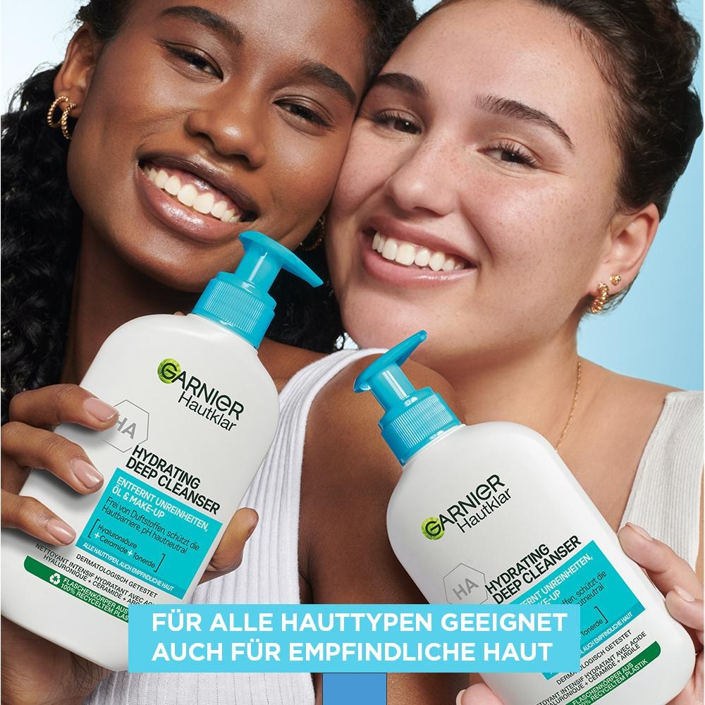 GARNIER Gesichtsreinigungsgel »Hautklar Hydrating Deep Cleanser«, mit Hyaluron
