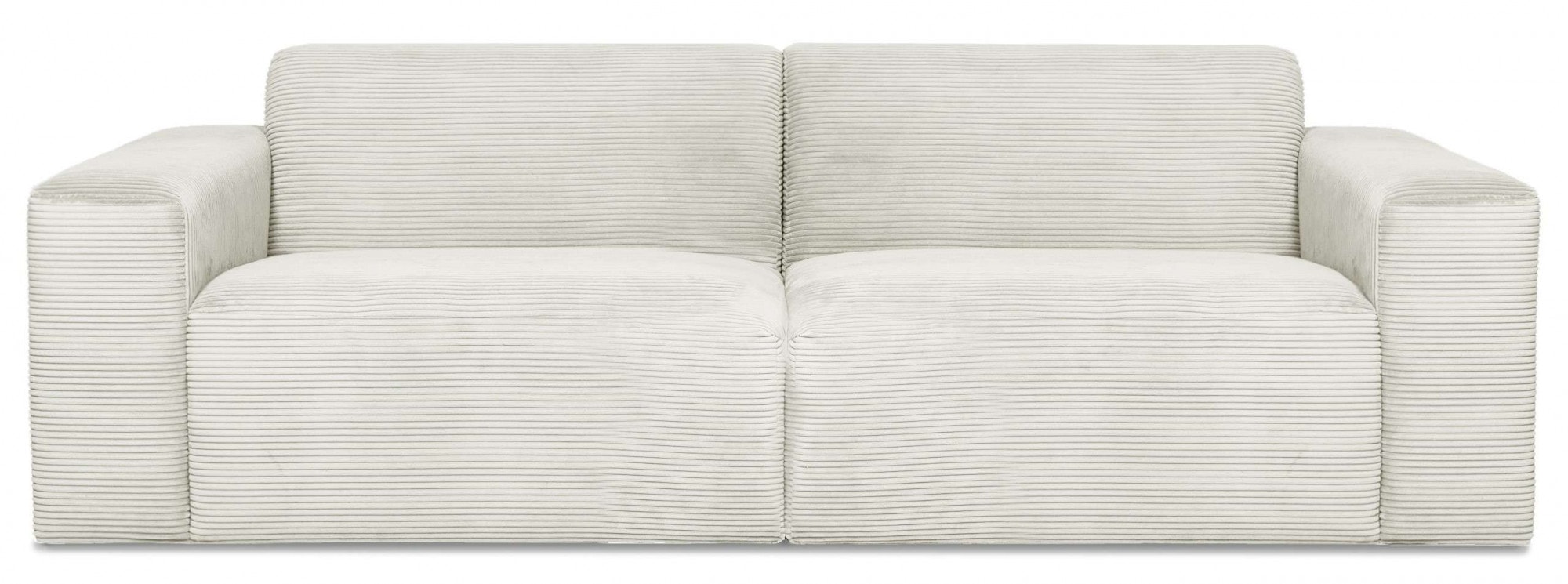 INOSIGN 3-Sitzer »Koa, 228 cm, Modulsofa in Webstoff, Cord«, Designsofa, weicher Lounge-Sitzkomfort, Welleunterfederung, bodentief