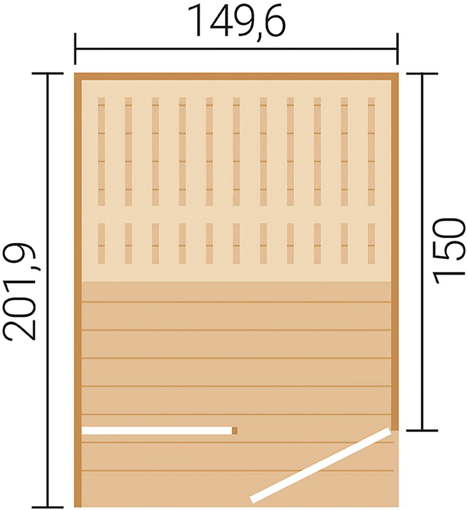 weka Saunahaus »Viira 1«