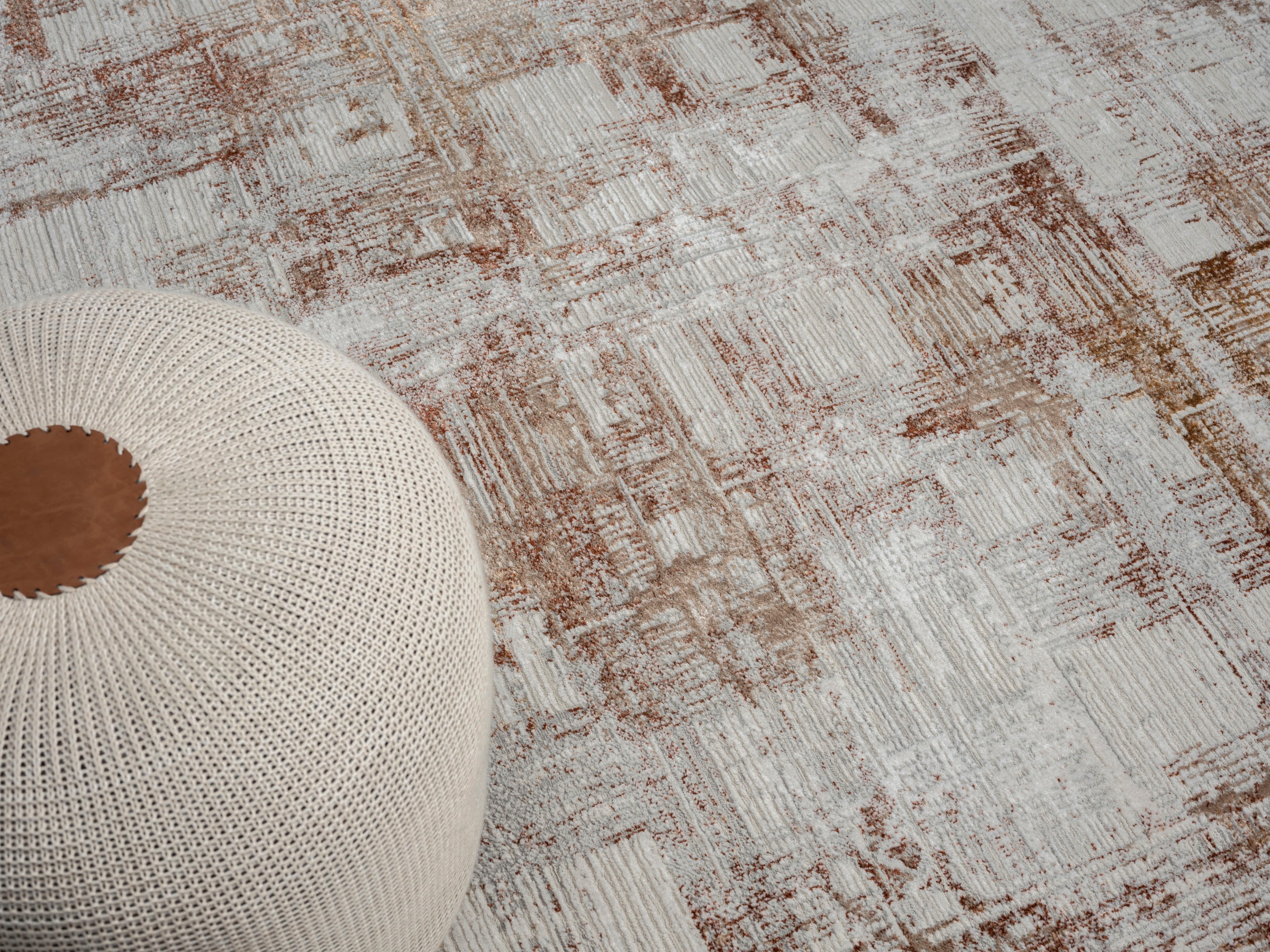 Myflair Möbel & Accessoires Teppich »Esme 2«, rechteckig, 8 mm Höhe, Kurzflor, Vintage Look, mit Fransen, besonders weich durch Microfaser