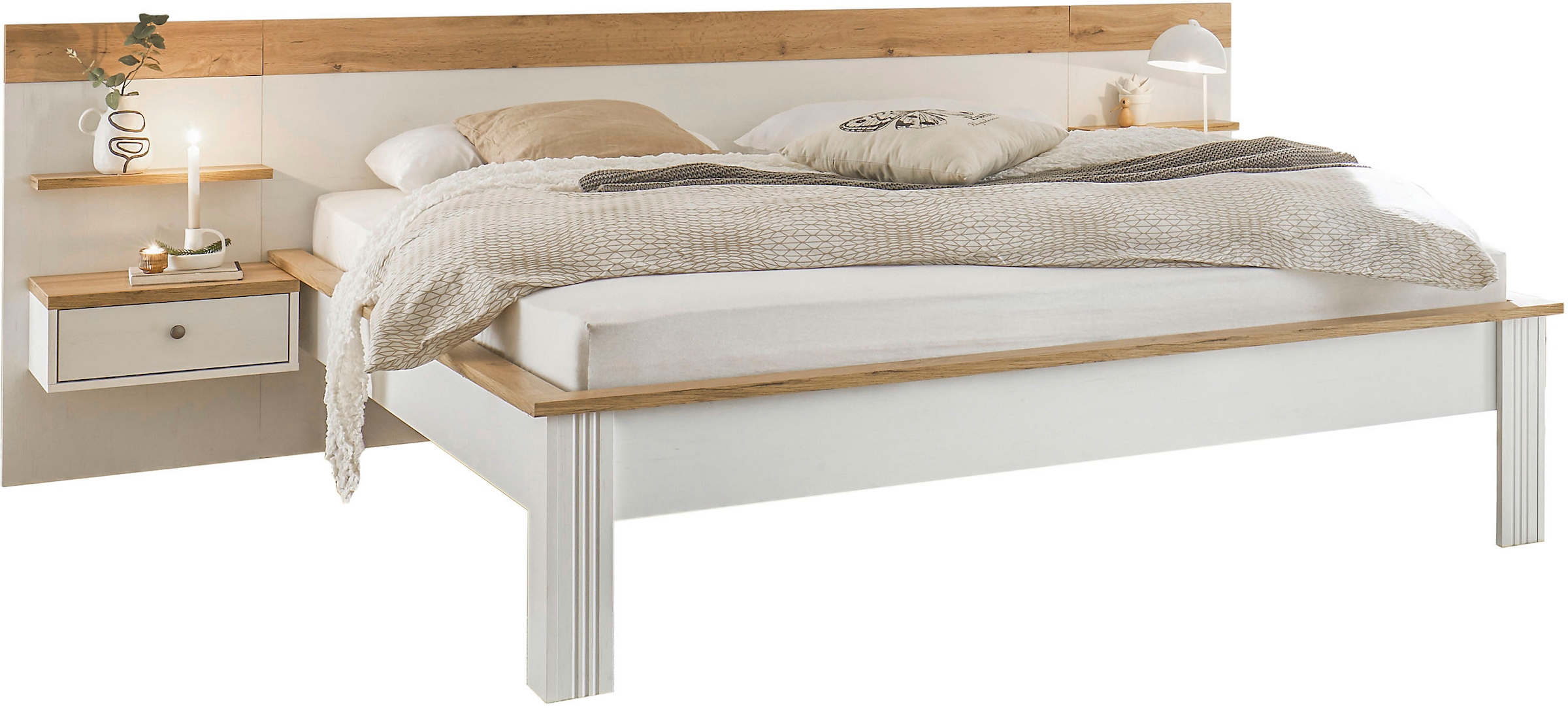 OTTO home Schlafzimmer-Set "Westminster" Bett Liegefläche 180/200cm und 2 W günstig online kaufen