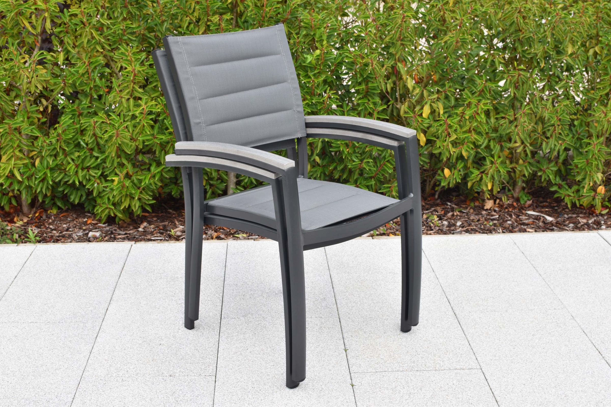 MERXX Gartensessel »Pisa« Set, 2 Stk. tlg. Armlehnen aus Kunststoff