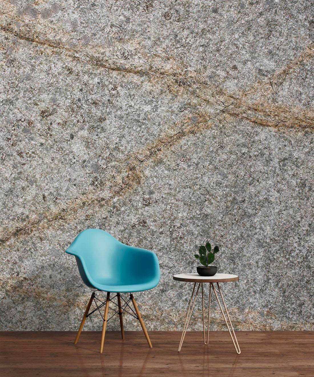 living walls Fototapete »Stone Vlies«, Tapete Steinoptik Fototapete Steinwand 3,50 m x 2,55 m