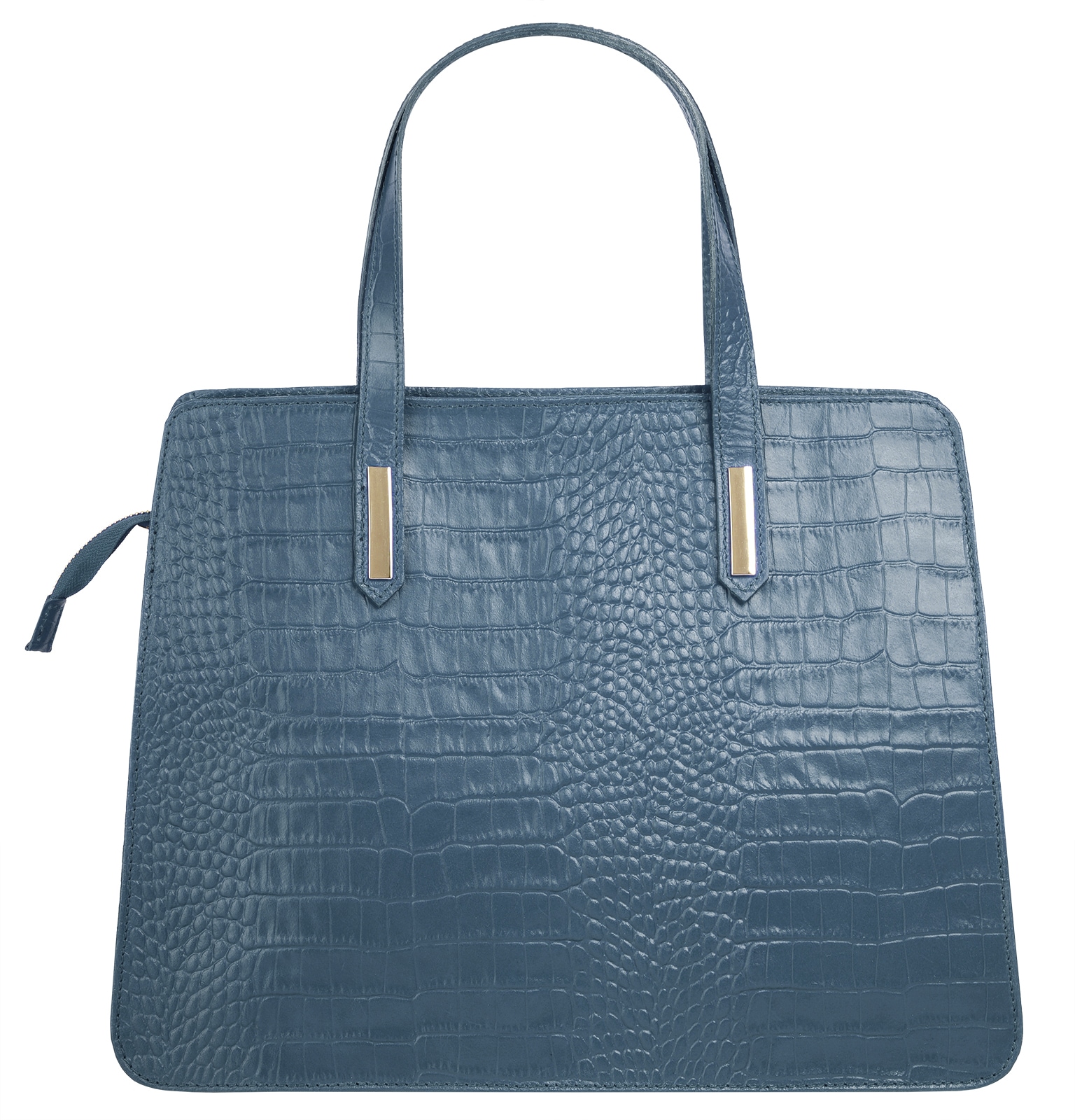 Cluty Henkeltasche, echt Leder, Made in Italy