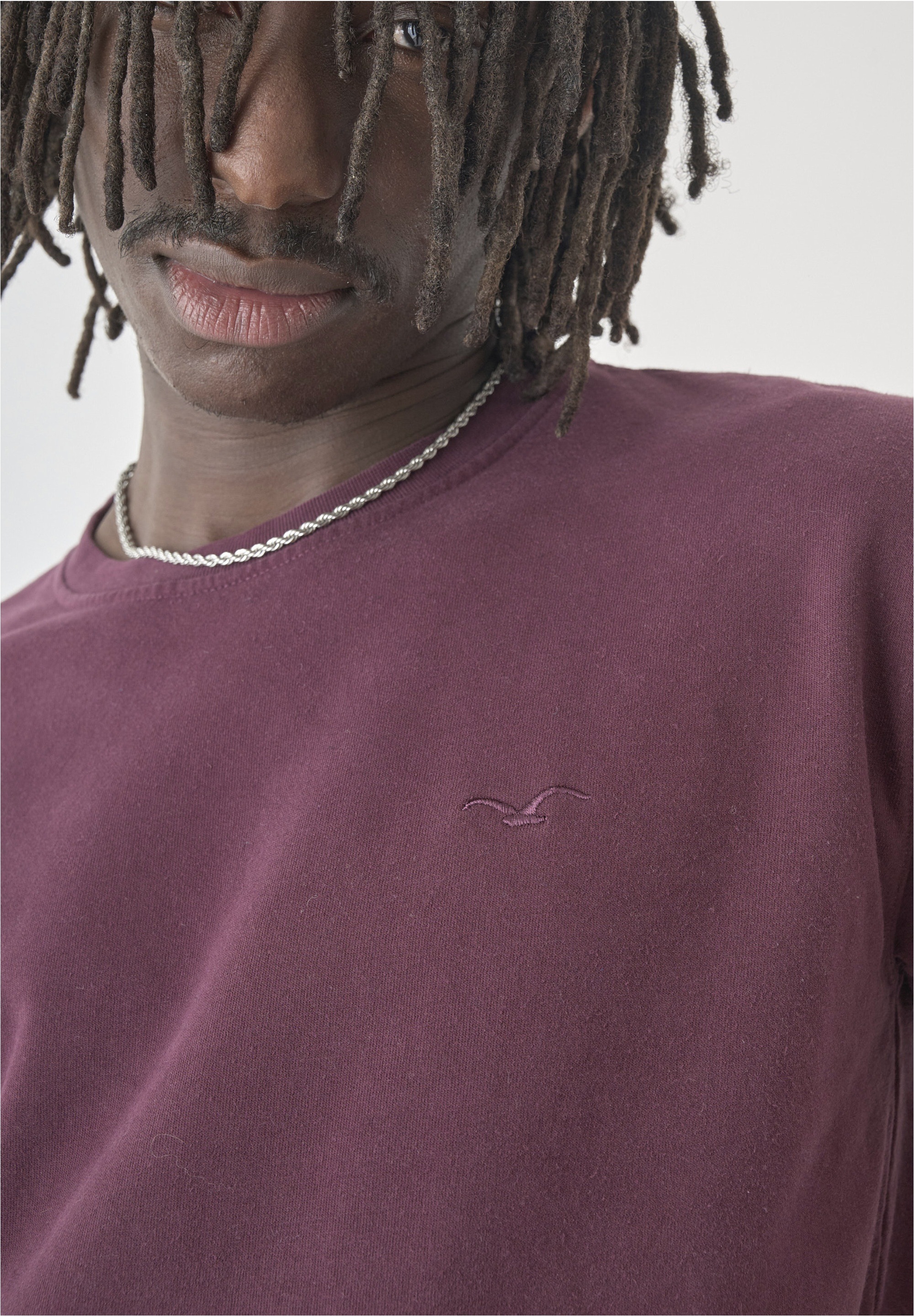 Cleptomanicx Sweatshirt »Ligull«, mit kleiner Möwen-Stickerei