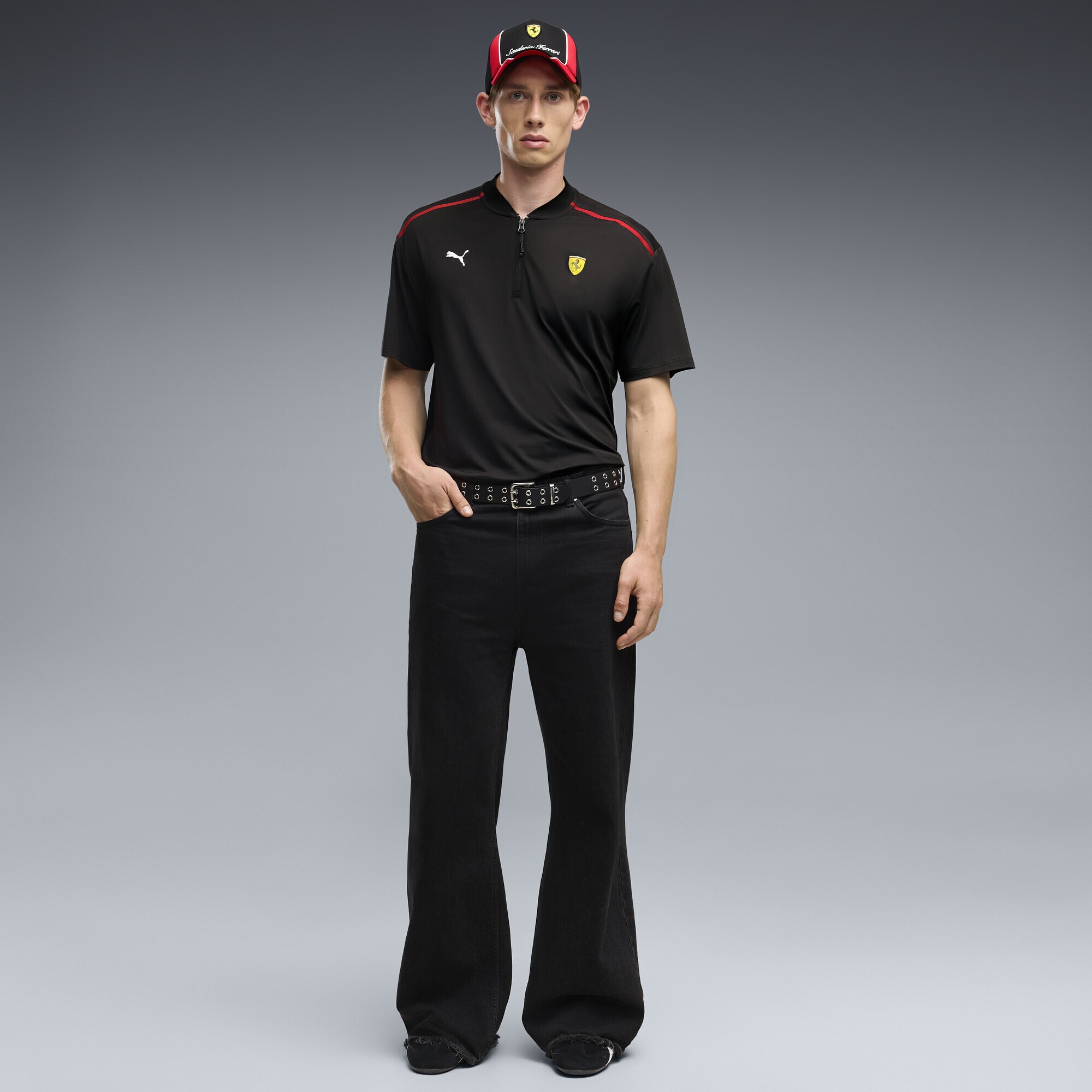 PUMA Poloshirt »Scuderia Ferrari Premium CLOUDSPUN Relaxed Polo Herren«