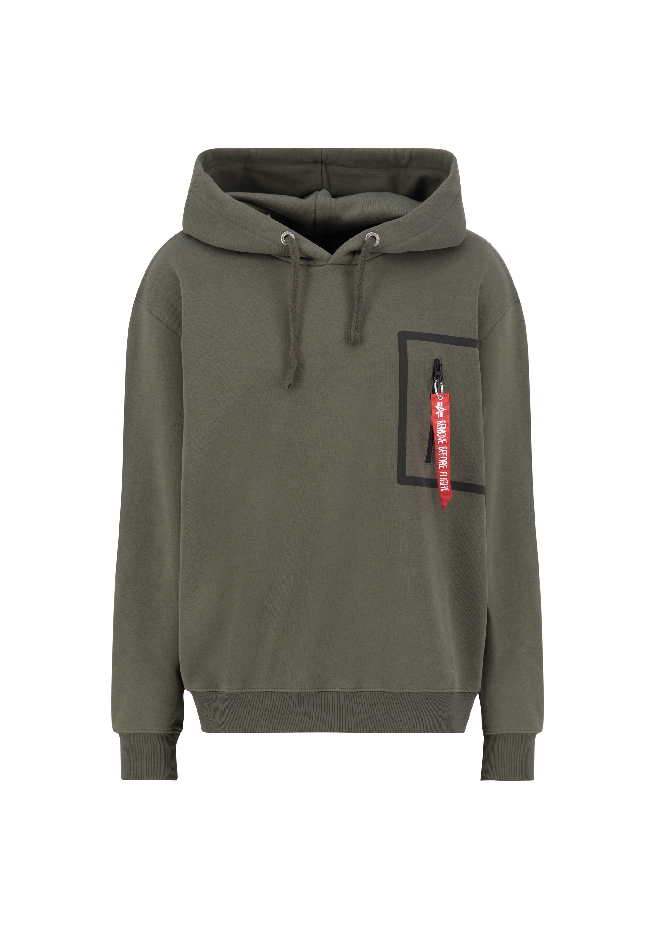 Alpha Industries Hoodie "Taped Pocket Hoodie Kapuzensweatshirt" günstig online kaufen