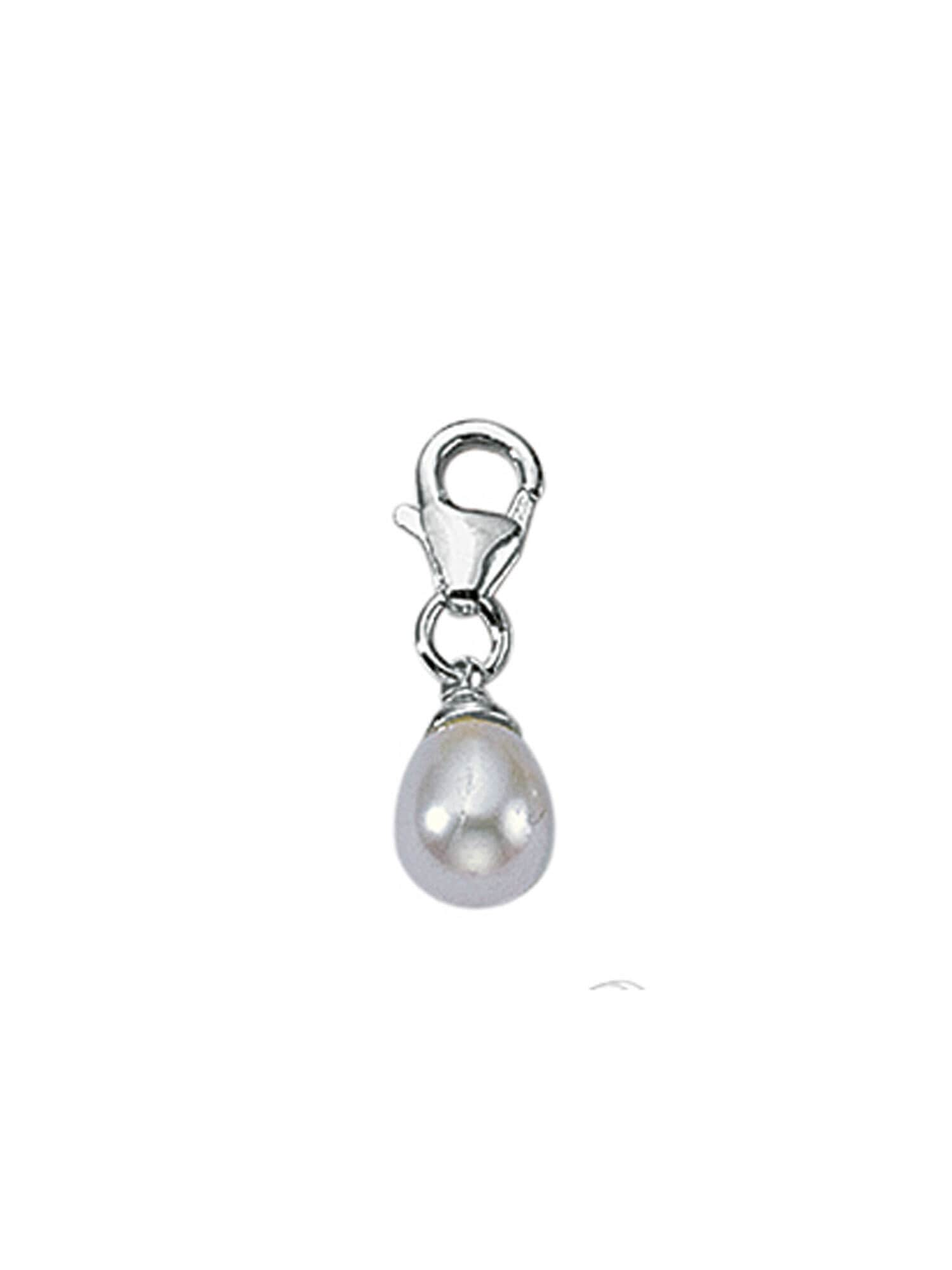 Charm-Einhänger »925 Silber Charms Anhänger mit Süßwasser Zuchtperle«, 925 Sterling...