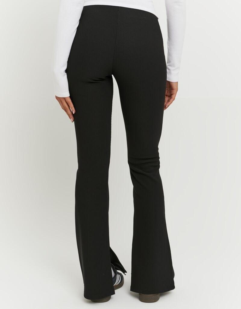 Tally Weijl Stoffhose »SPAPETIM«  Materialmix, mit Low Waist Passform und ausgestelltem Beinverlauf