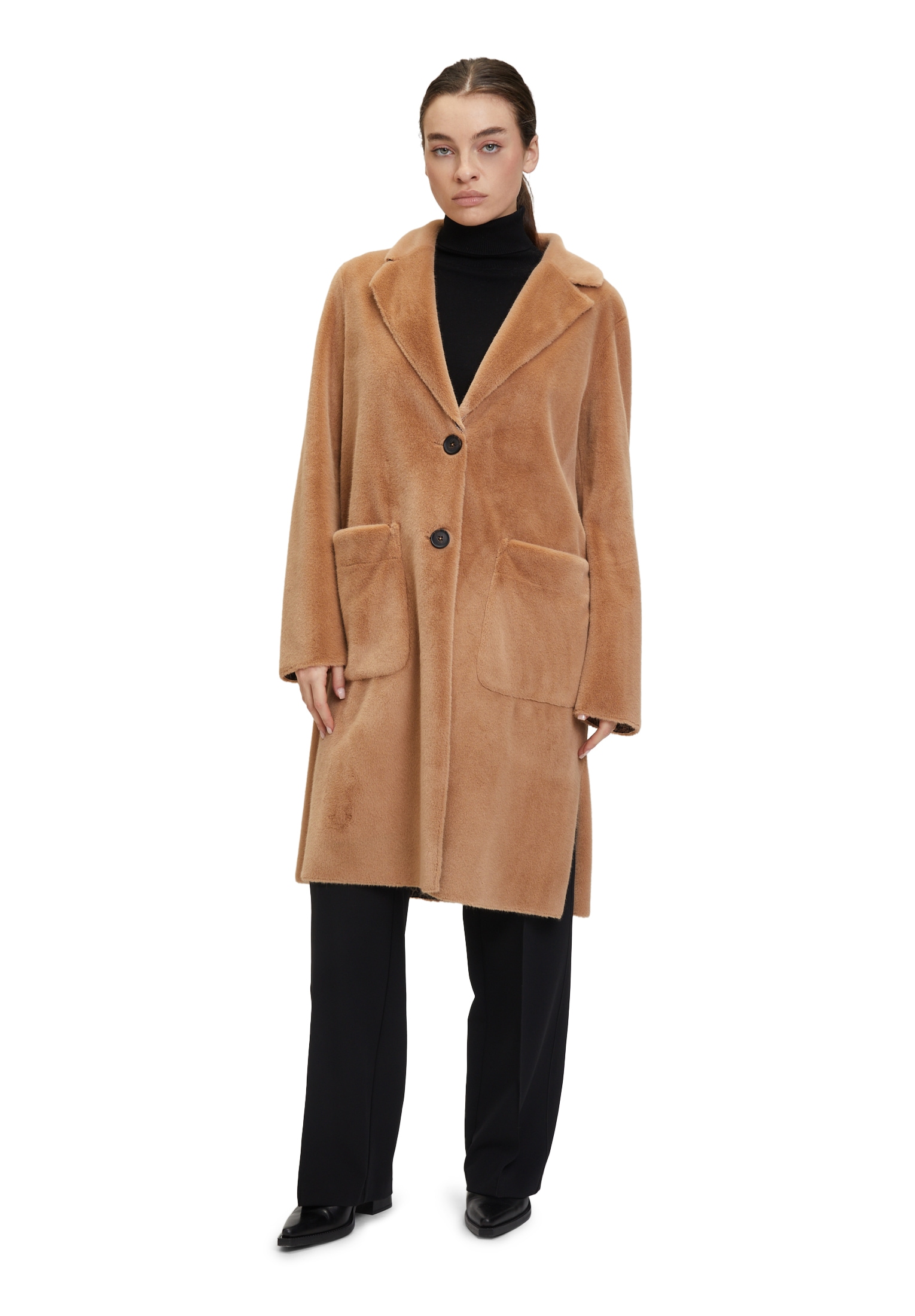 Betty Barclay Langmantel "Damen Übergangsmantel mit Animalprint" günstig online kaufen