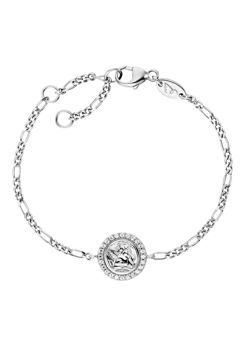 Herzengel Silberarmband »Angeli, HEB-ANGELI-ZI«, mit Zirkonia (synth.)