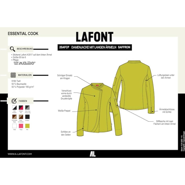 Lafont Kochjacke »Damen 