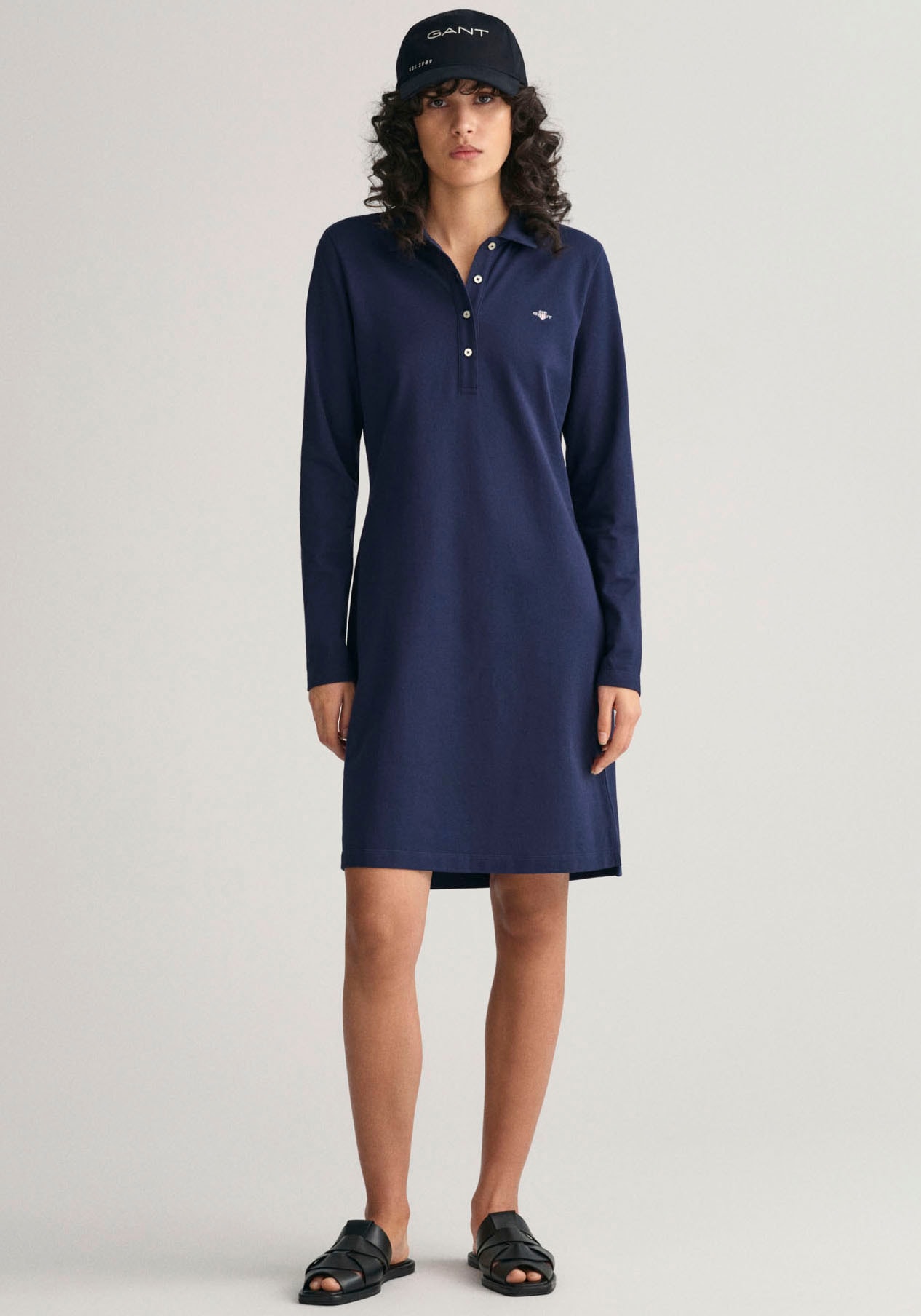 Gant Polokleid »SLIM SHIELD LS PIQUE DREKA«...