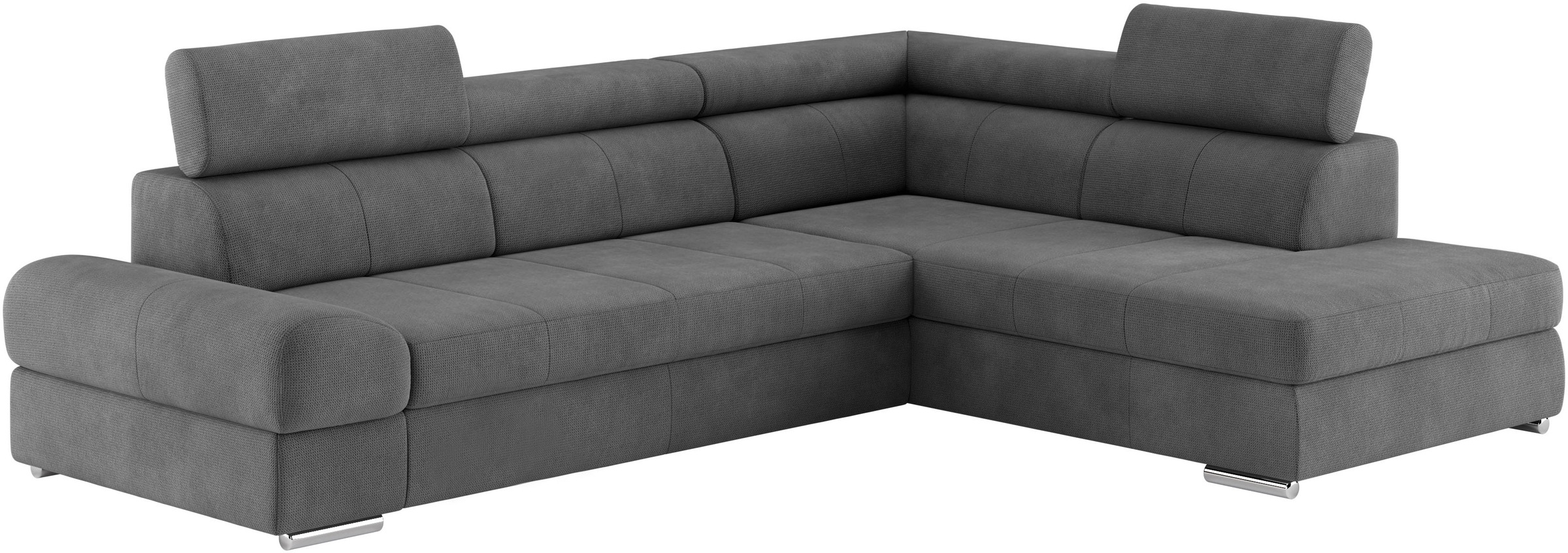 sit&more Ecksofa »Broadway L-Form«, mit verstellbaren Kopfteilen, wahlweise mit Bettfunktion