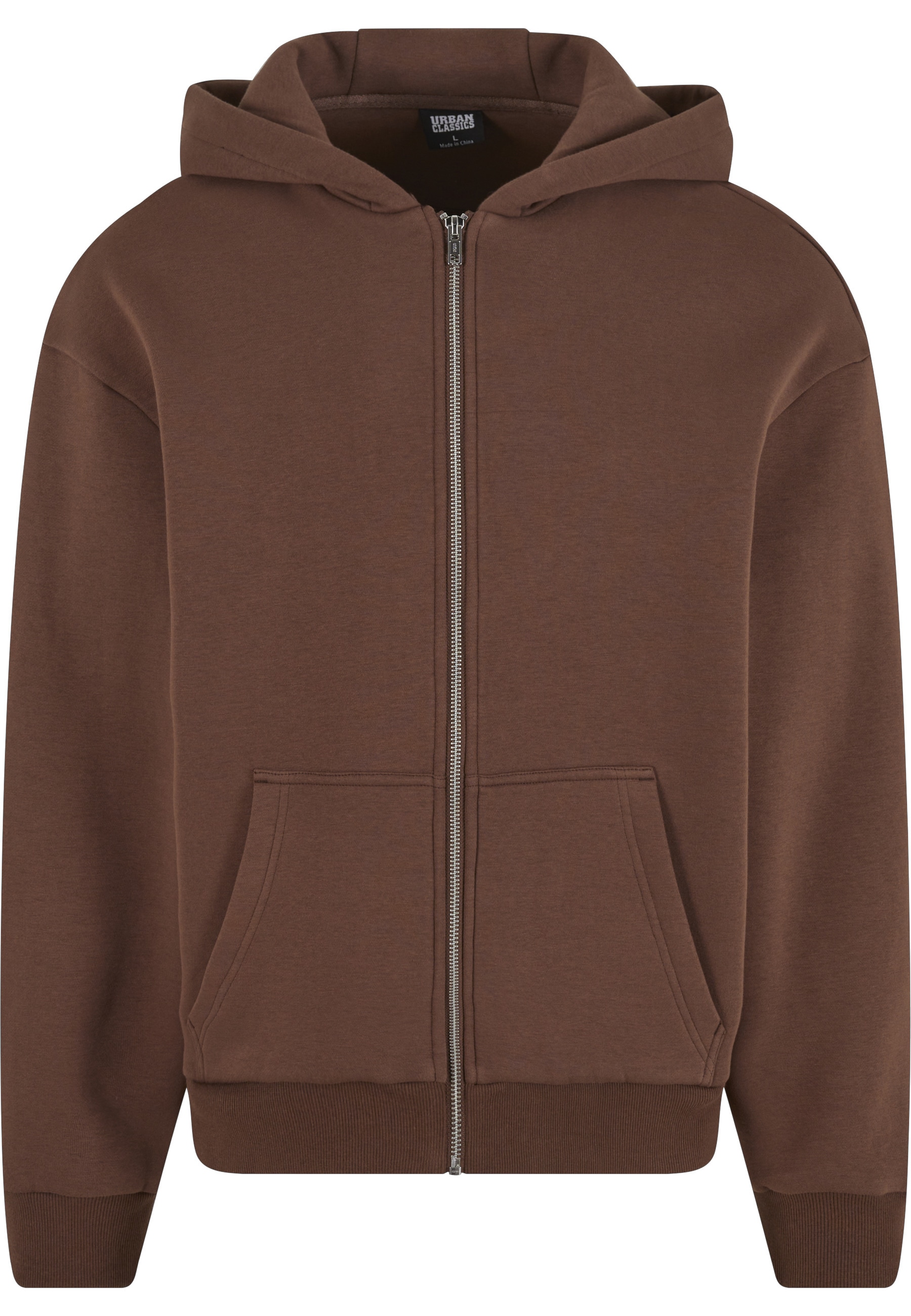 URBAN CLASSICS Strickpullover "Urban Classics Fluffy Zip Cardigan" 1 tlg. günstig online kaufen