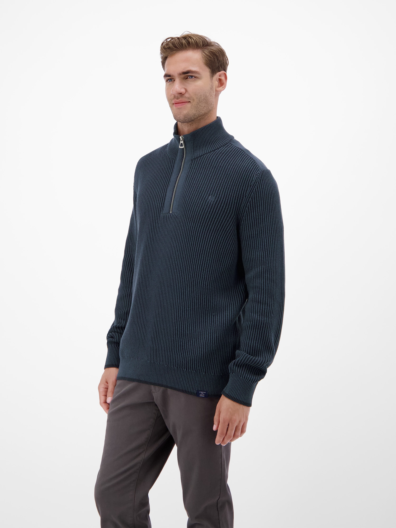 LERROS Strickpullover »LERROS Herren Troyer - casual, modisch und bequem«