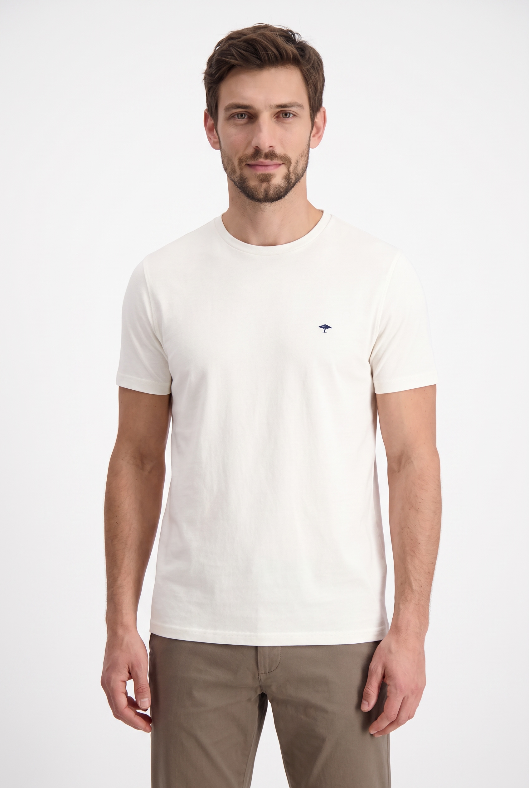 FYNCH-HATTON T-Shirt mit Logo Stickerei